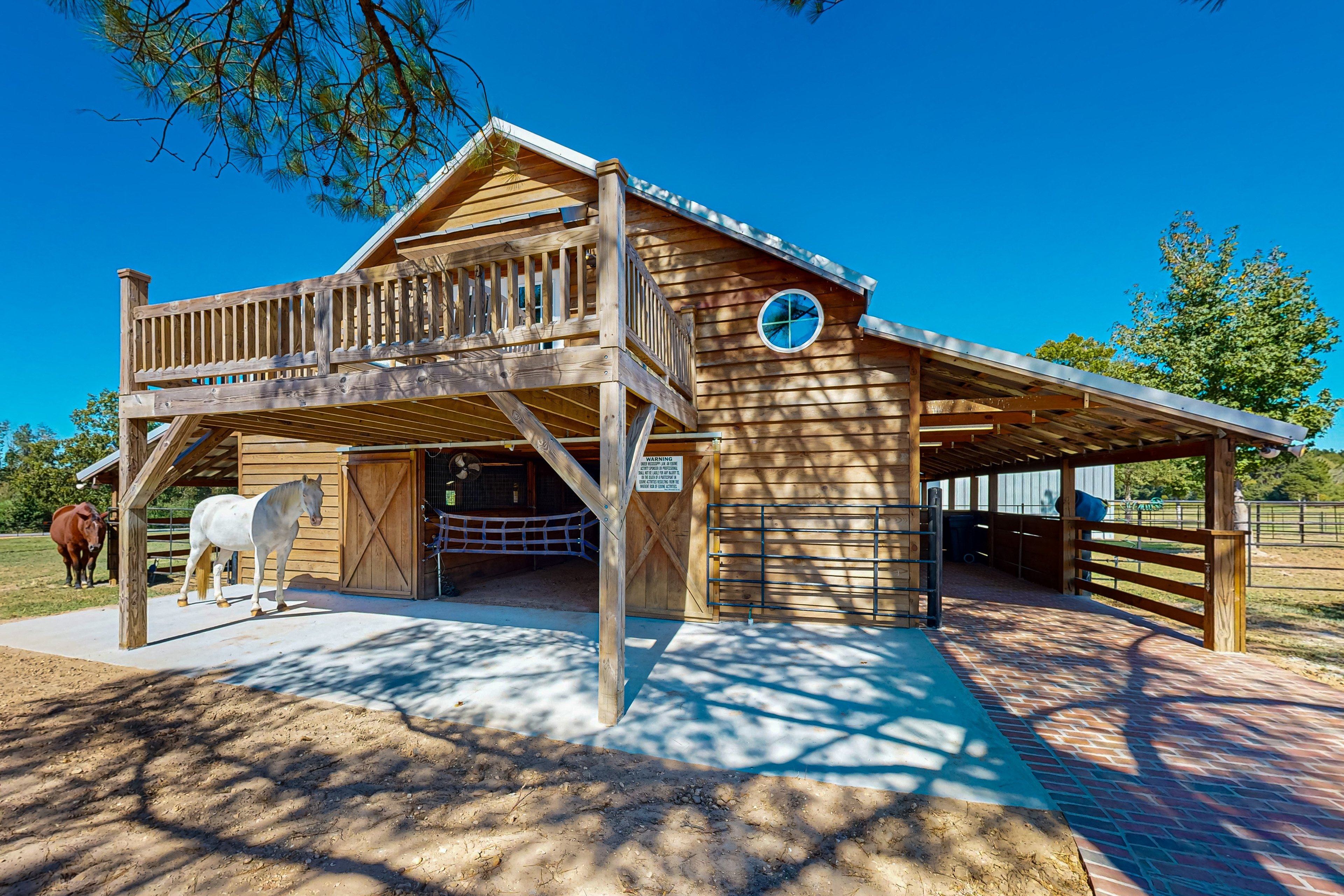 Property Exterior | Restored Barn | On-Site Horses