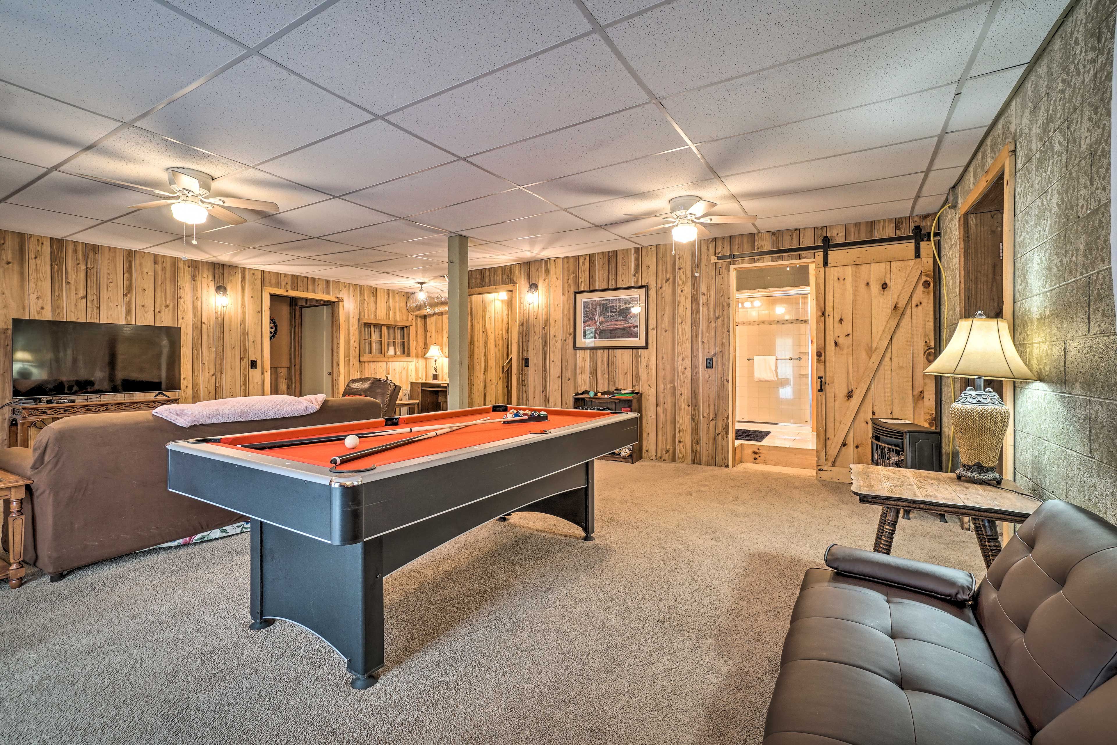 Game Room | Ground Floor | Queen Sleeper Sofa | Single Futon | WFH Desk