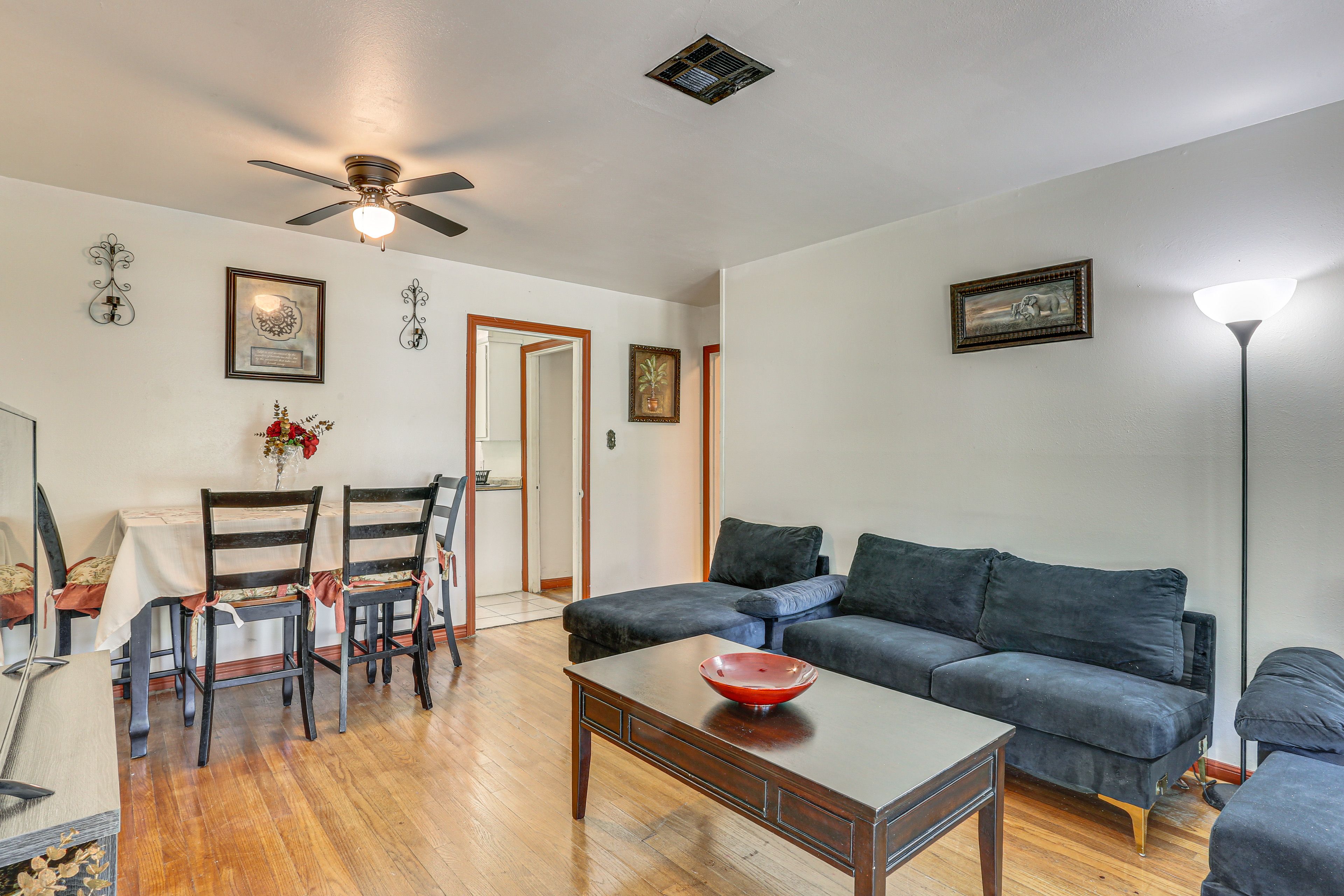 Living Room & Dining Space
