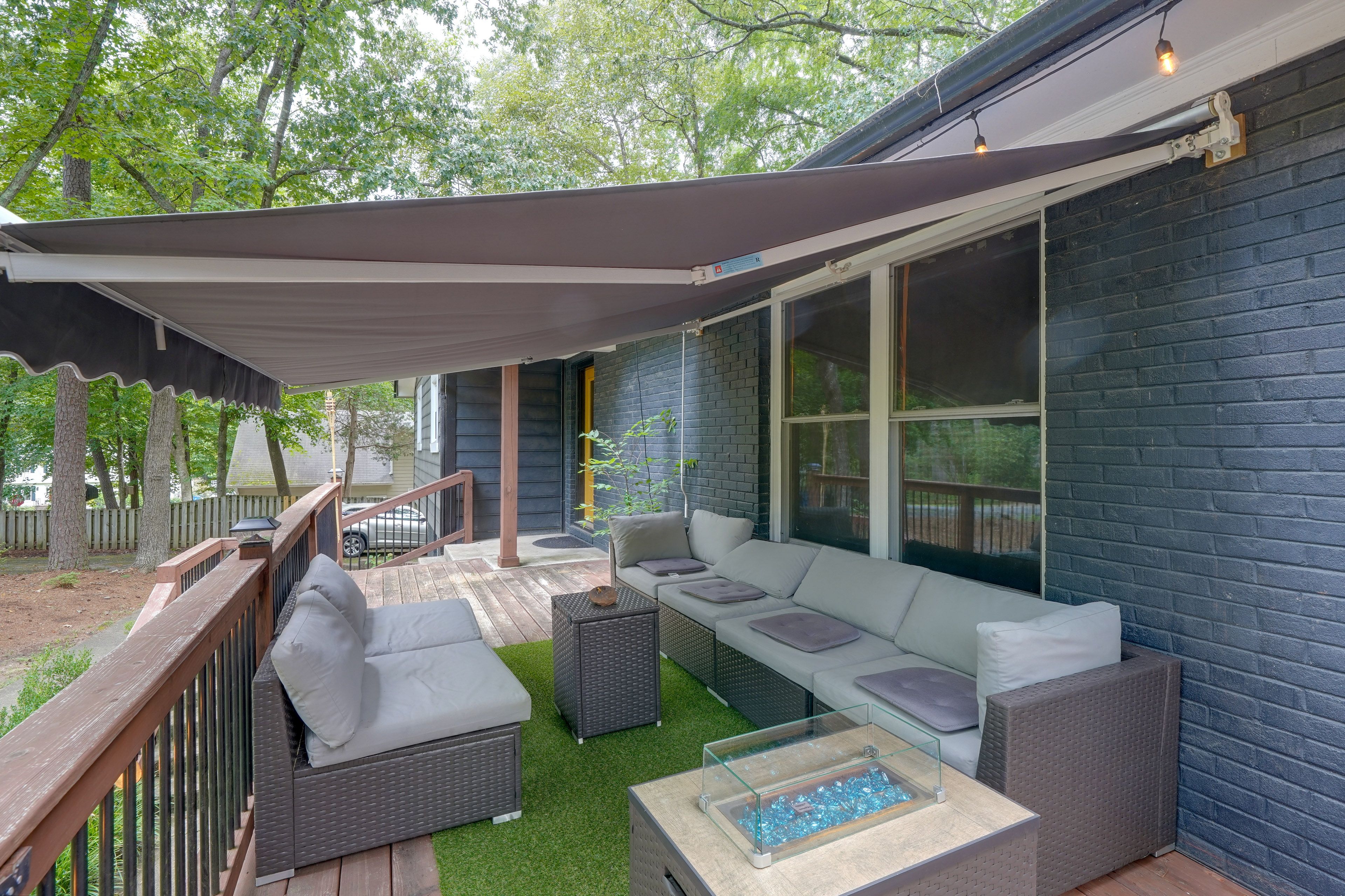 Durham Vacation Rental | 3BR | 2BA | 1,672 Sq Ft | Stairs Required
