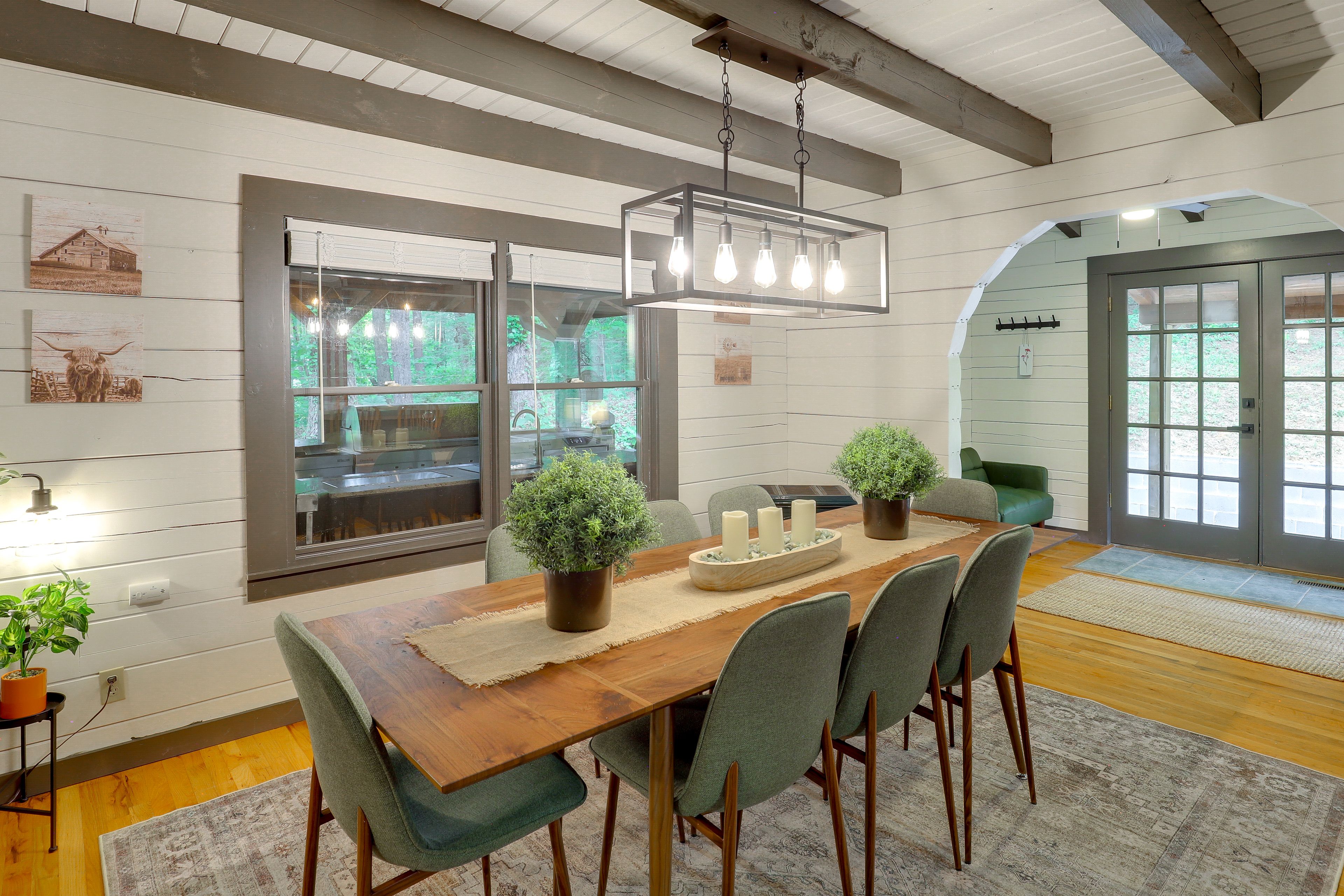 Dining Area | Dishware & Flatware | 1st Floor