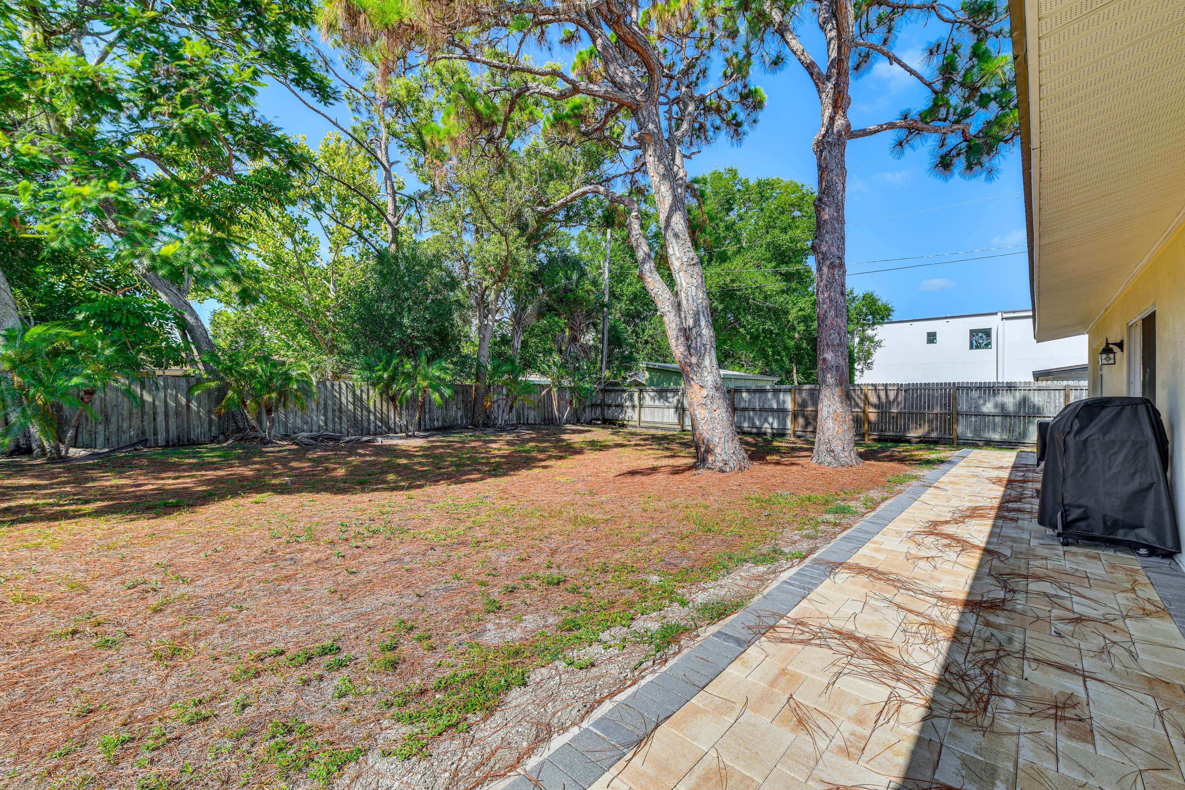 Patio | Fenced Backyard