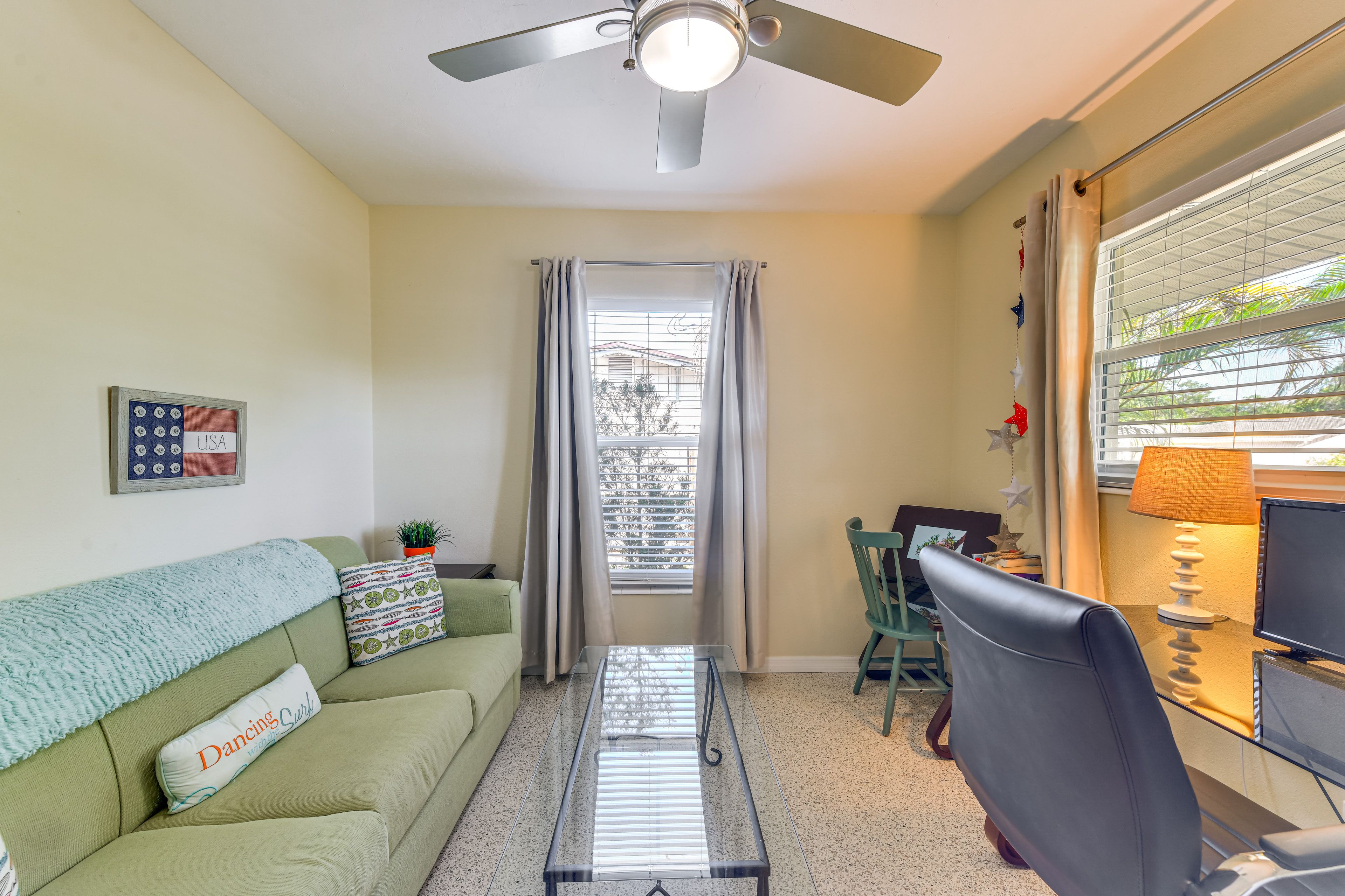 Bedroom 3 (Office) | Twin Sleeper Sofa