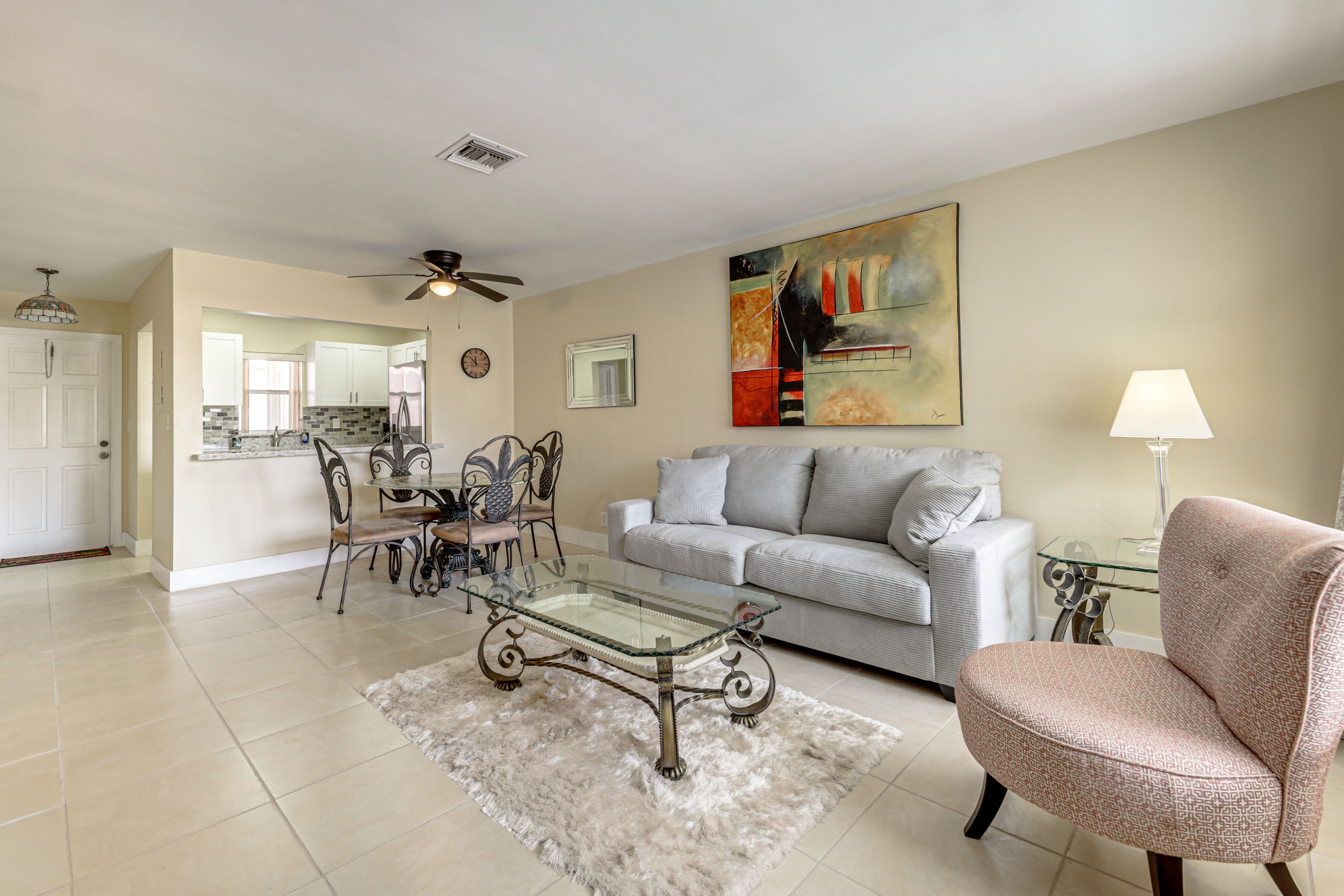 Pompano Beach Vacation Rental | 1BR | 1BA | 798 Sq Ft | Stairs to Enter