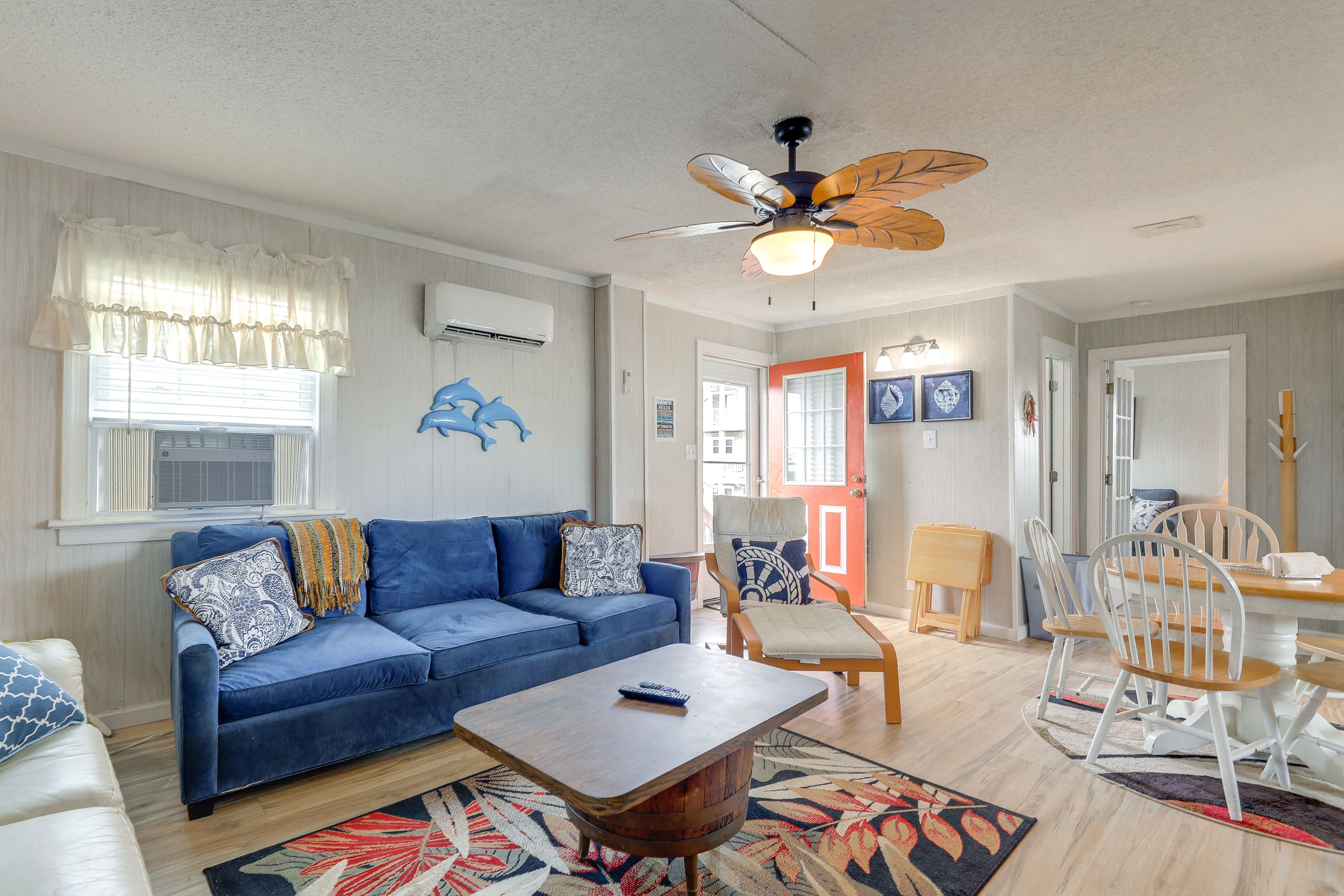North Topsail Beach Vacation Rental | 2BR | 1BA | 800 Sq Ft | Stairs to Enter