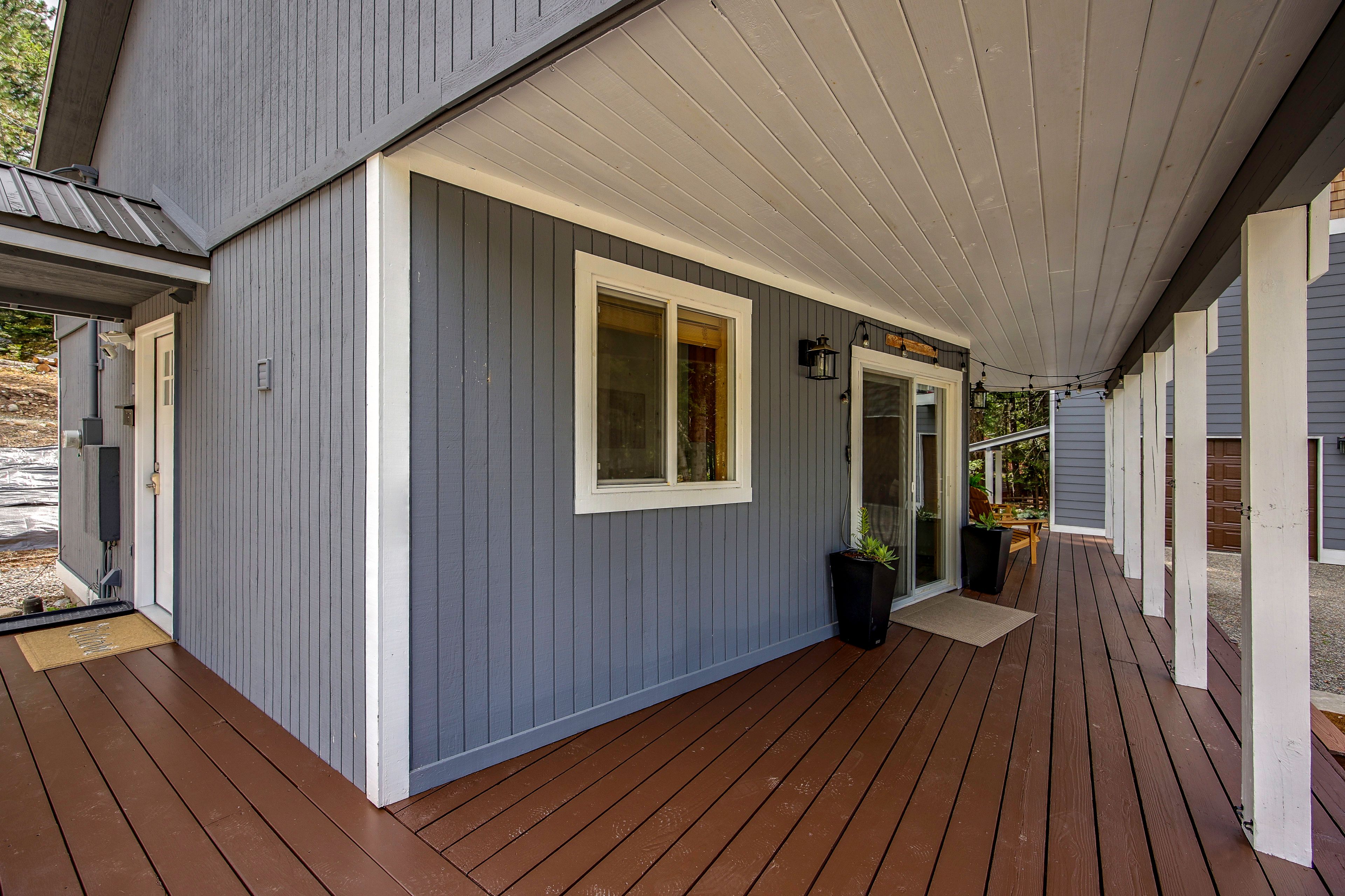 Wraparound Deck | Property Entrance