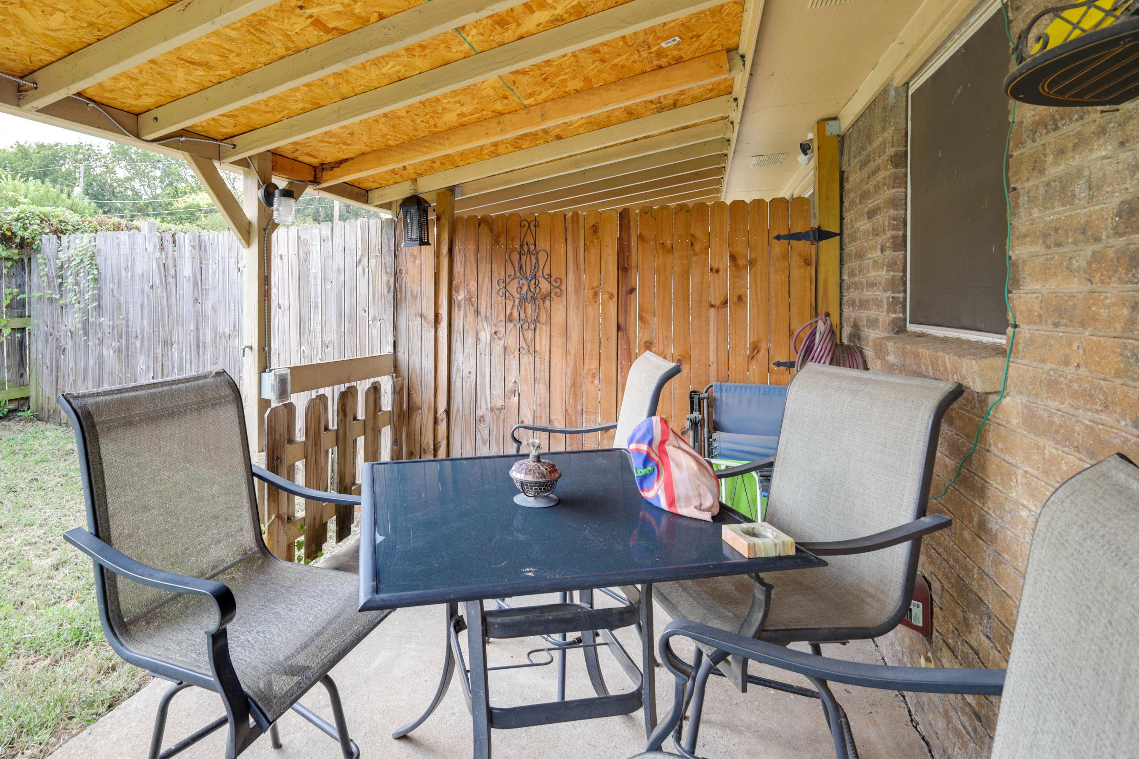 Unit A Exterior | Covered Patio