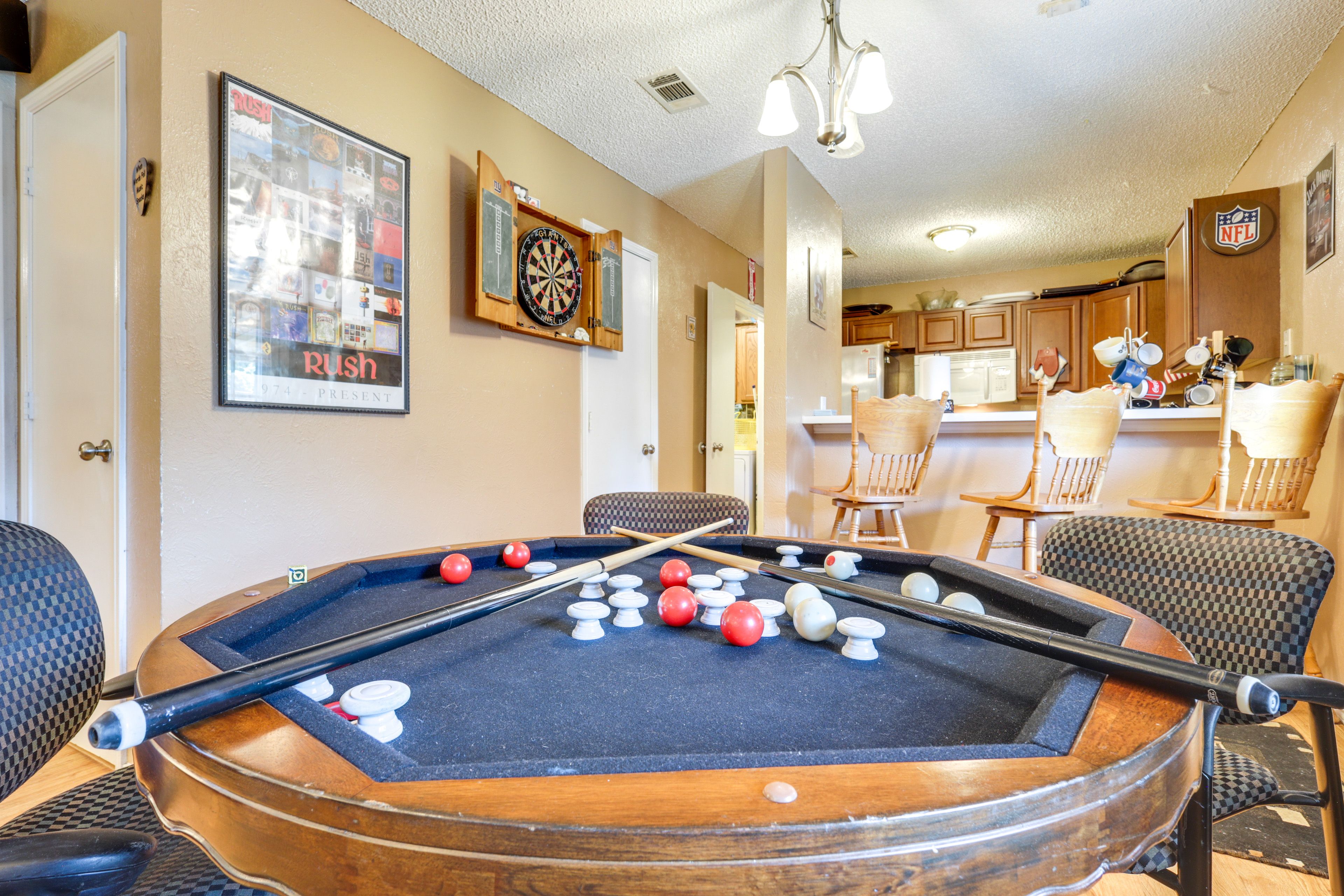 Unit B Interior | Dining Table (Converts to Game Table)