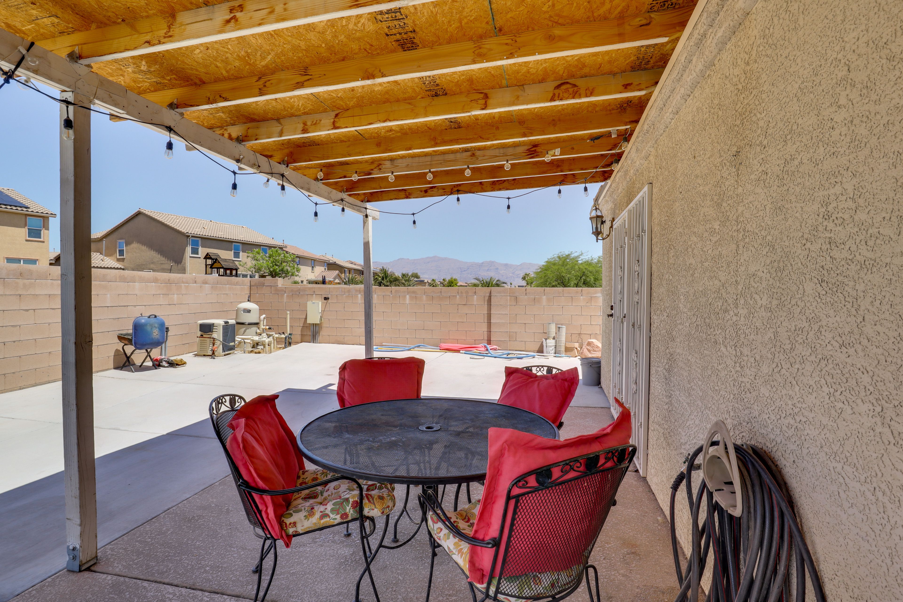 Covered Patio | Outdoor Dining | Mountain Views