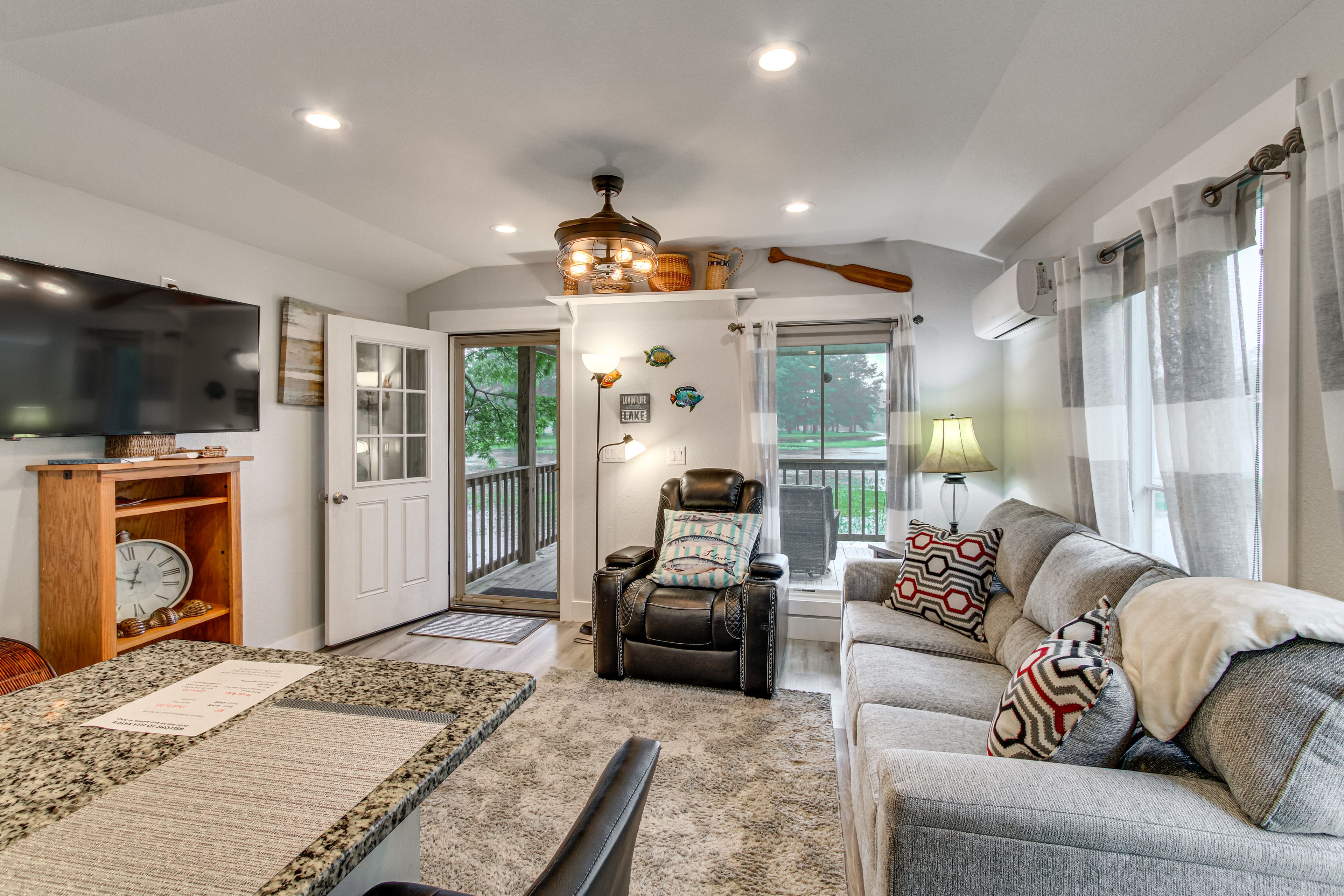 Living Room | Smart TV | Queen Sleeper Sofa