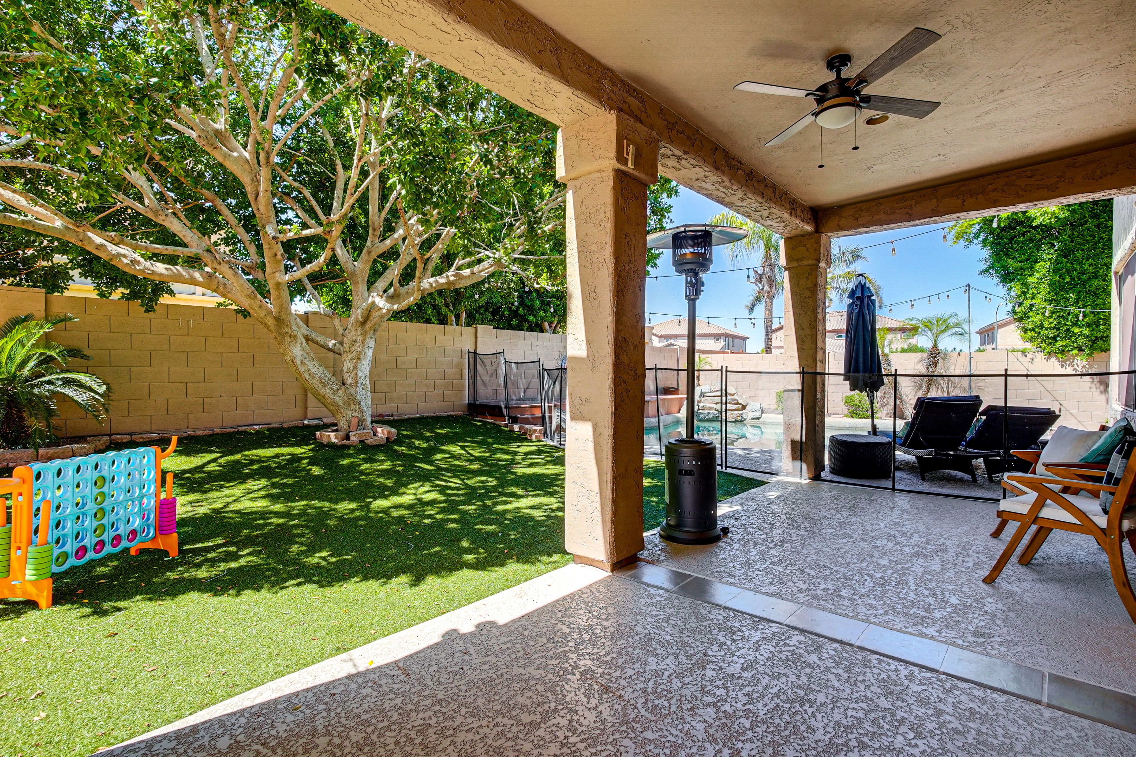 Covered Patio | Private Yard