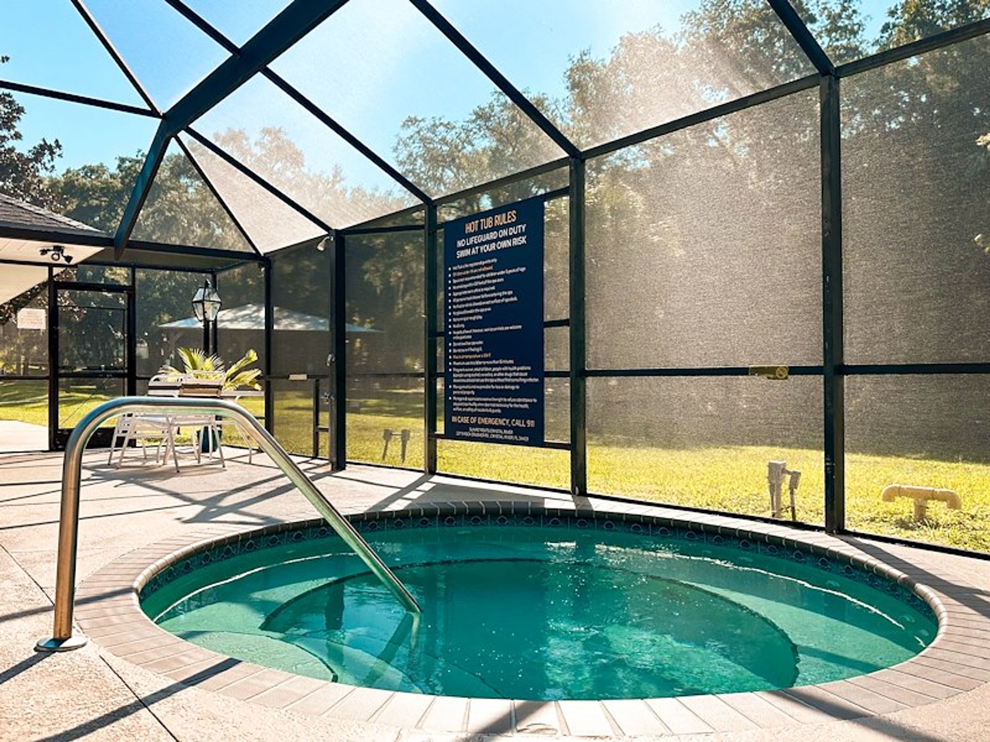 Community hot tub