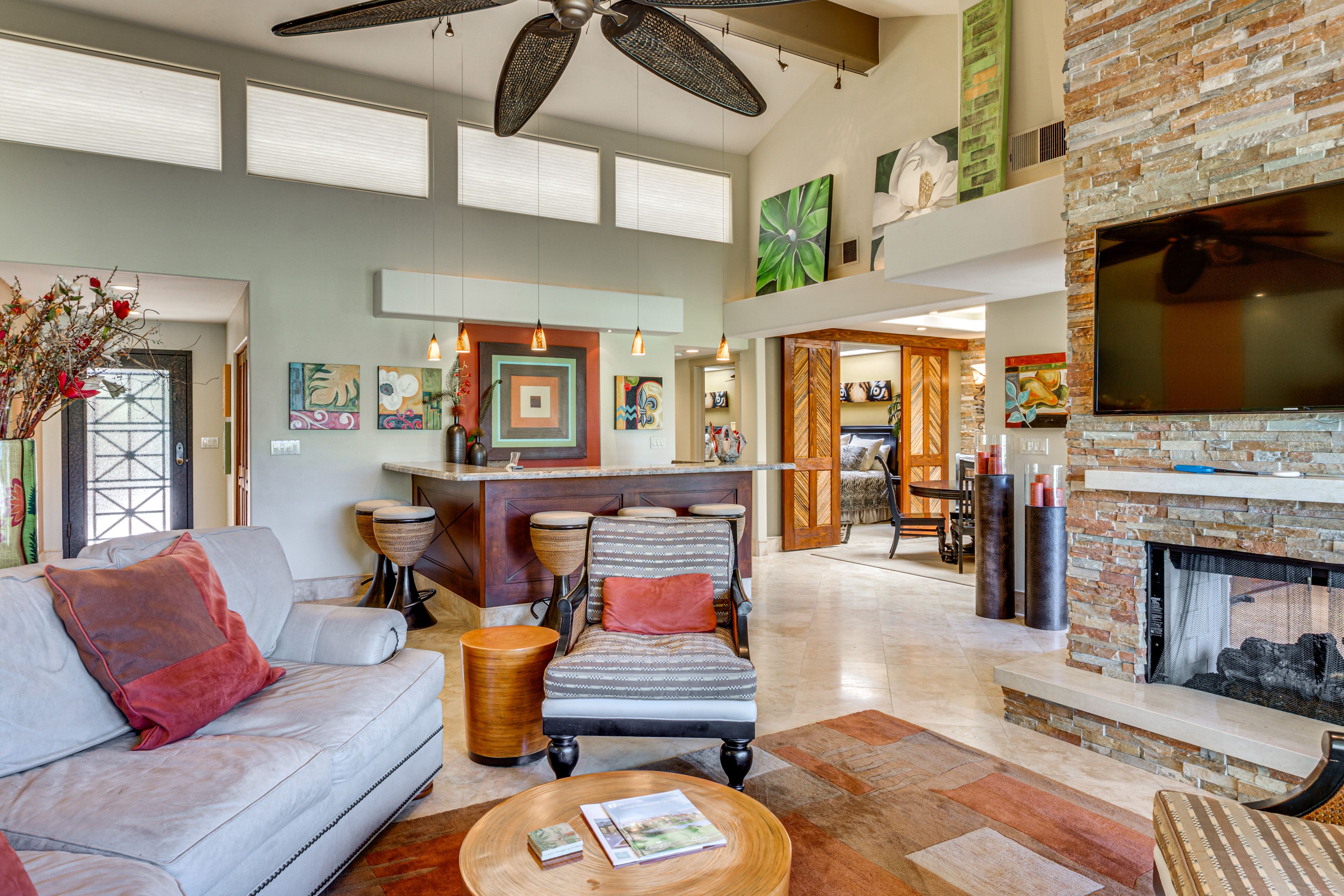 Interior | Dry Bar | Smart TV