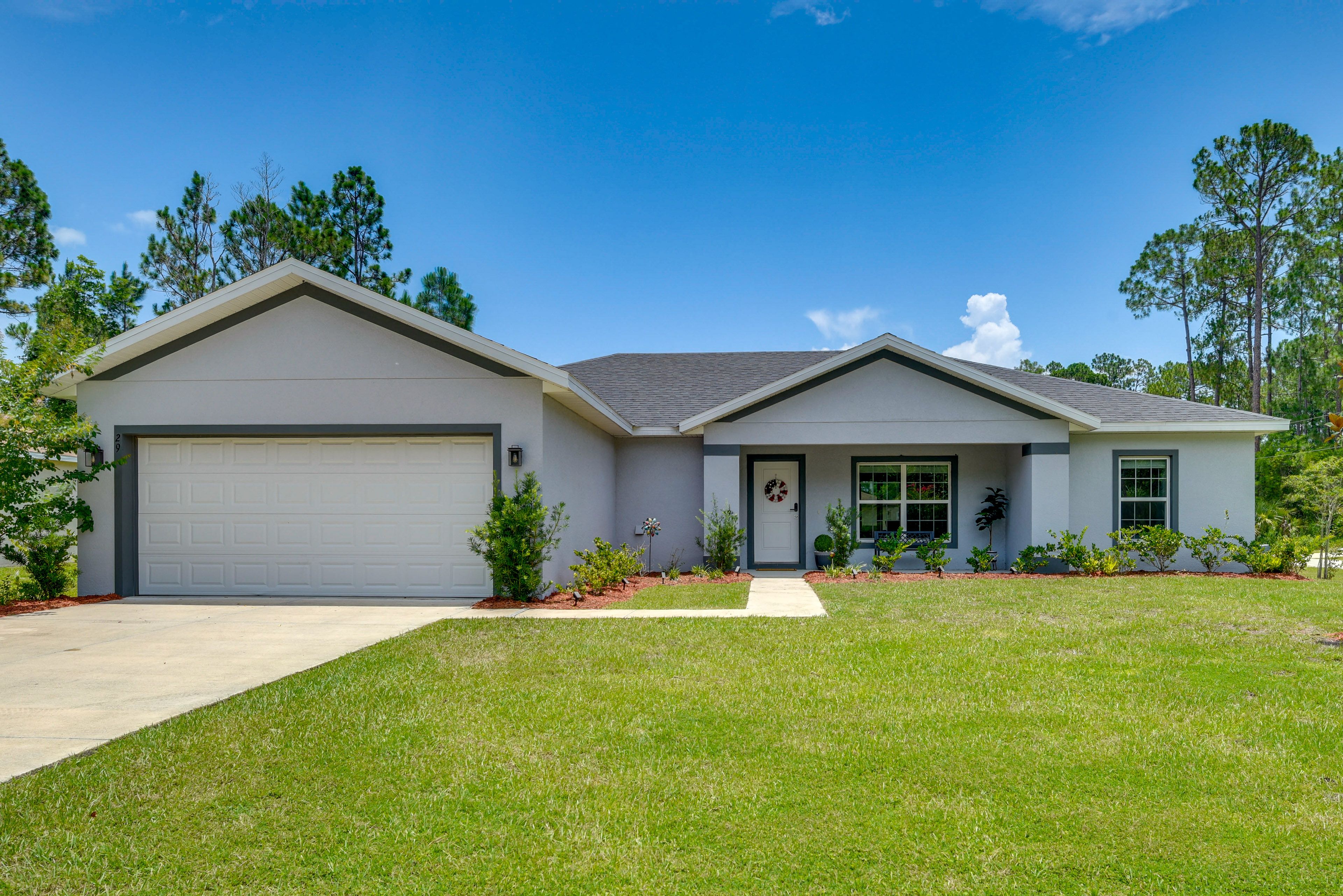 Front Exterior | Single-Story Home | Step-Free Access