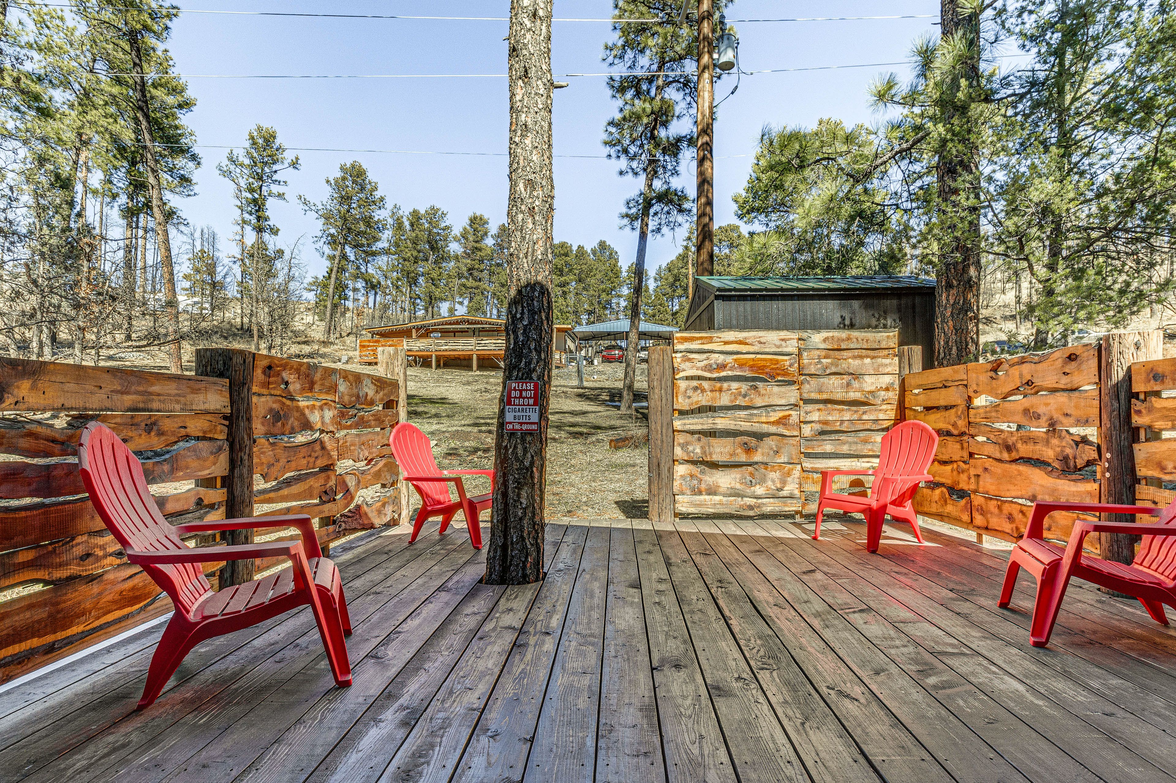 Cabin 1 | Patio w/ Seating