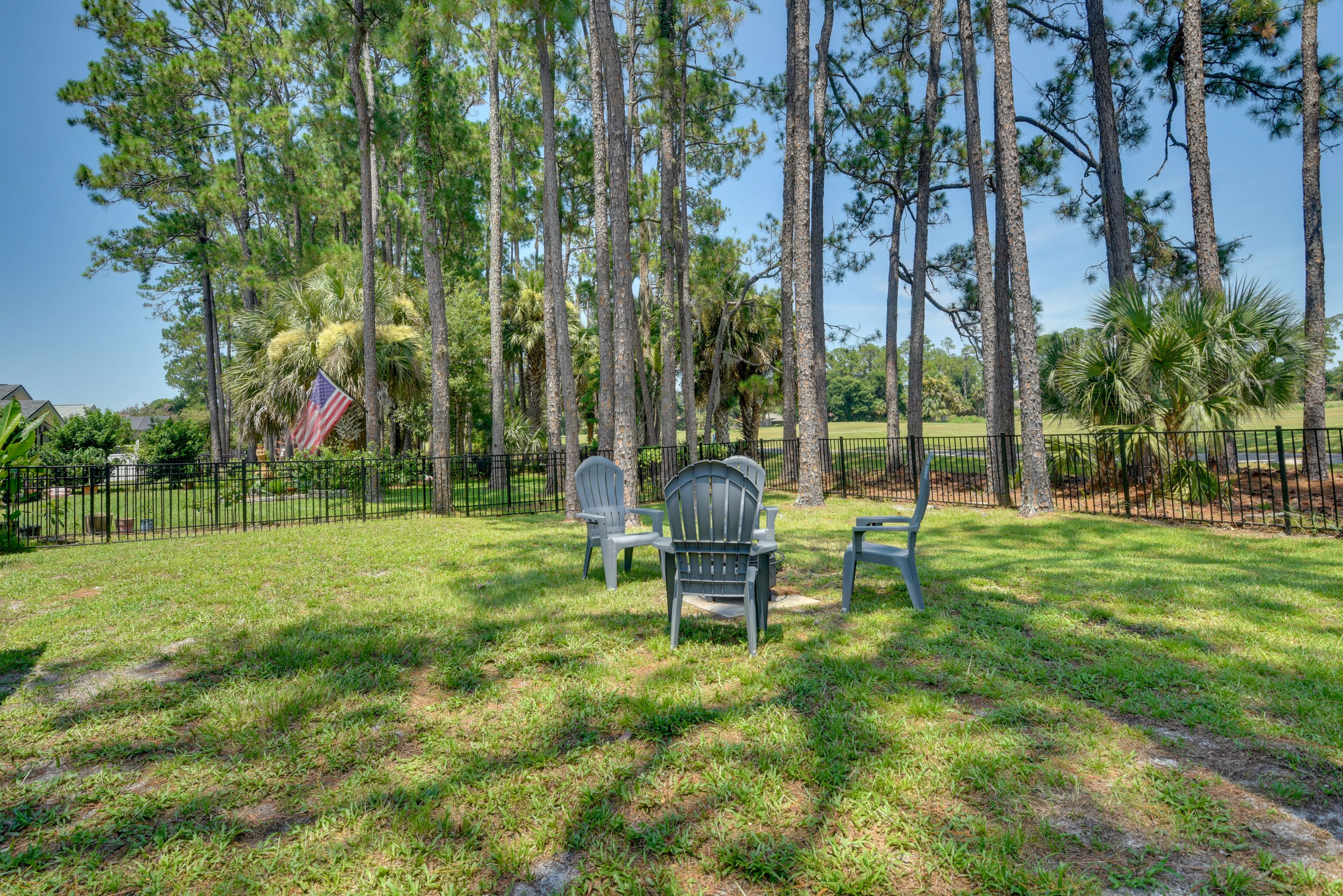 Private Backyard Area