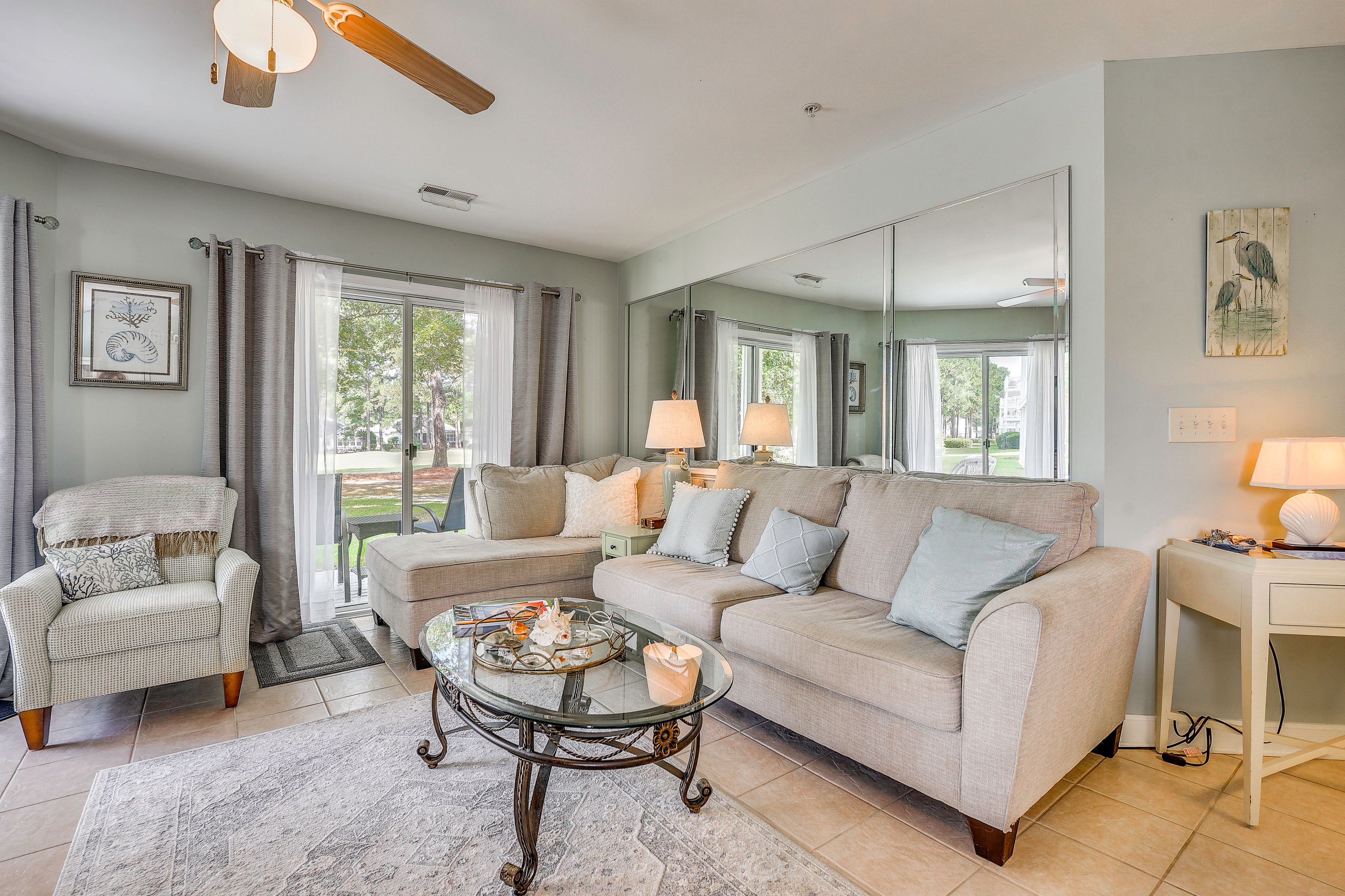 Calabash Vacation Rental | 2BR | 2BA | 1,200 Sq Ft | 1 Step to Enter