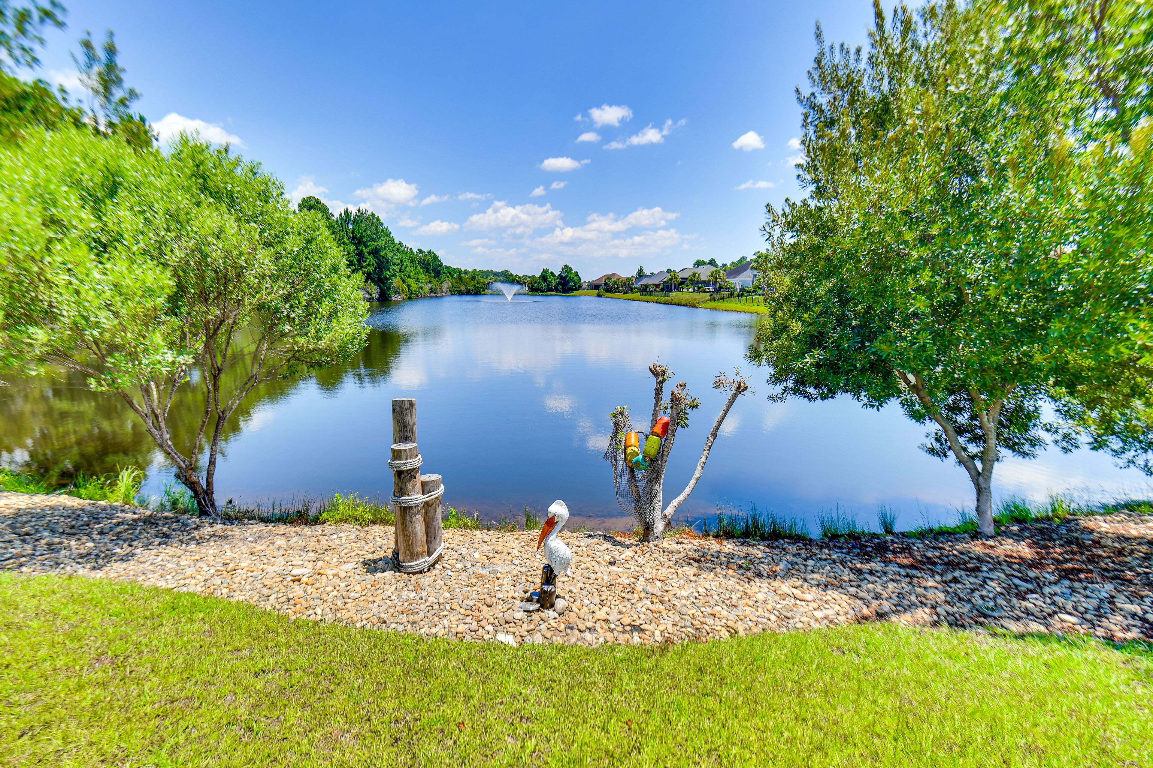 Pond Views | Private Yard | Fire Pit