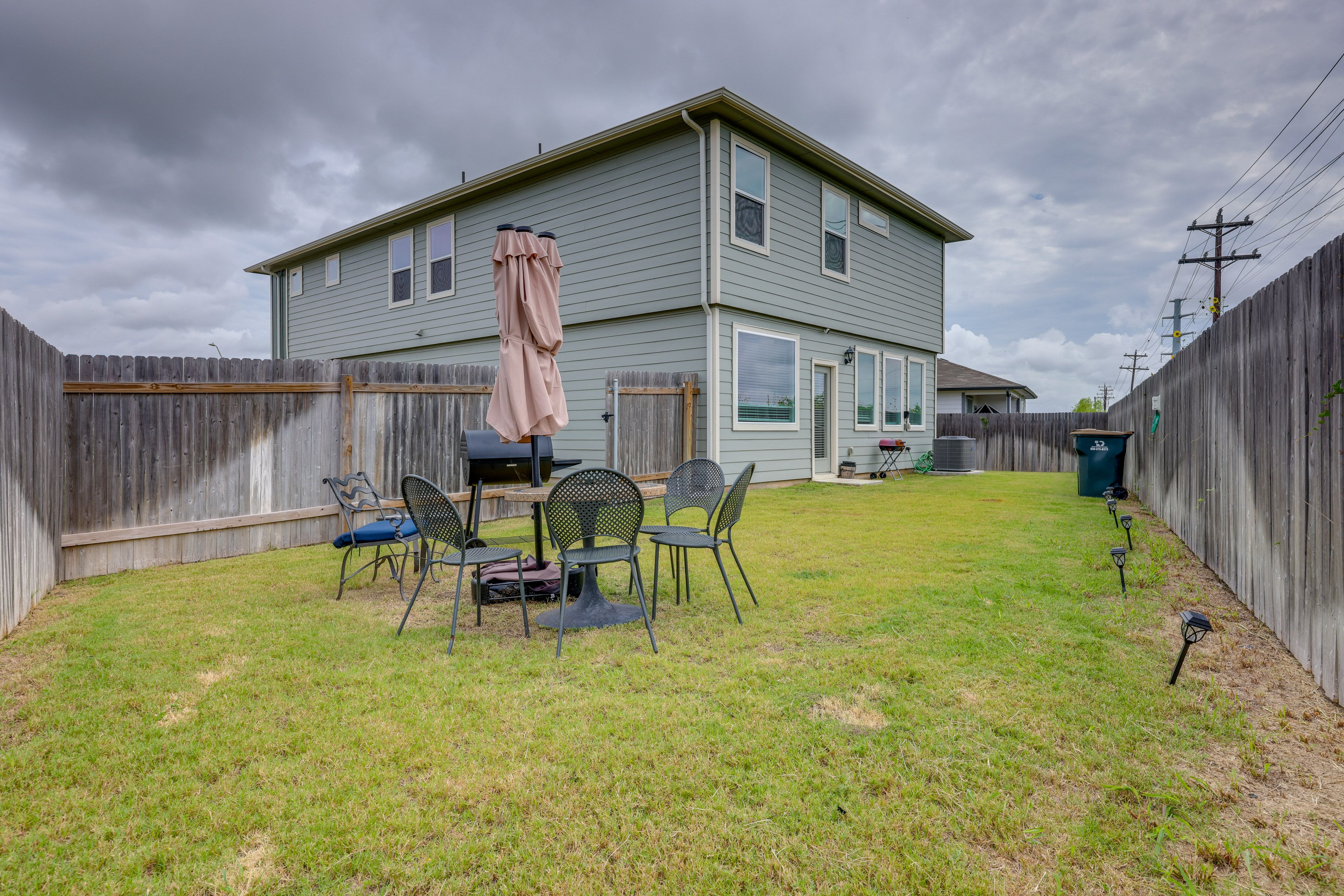 Fenced Backyard