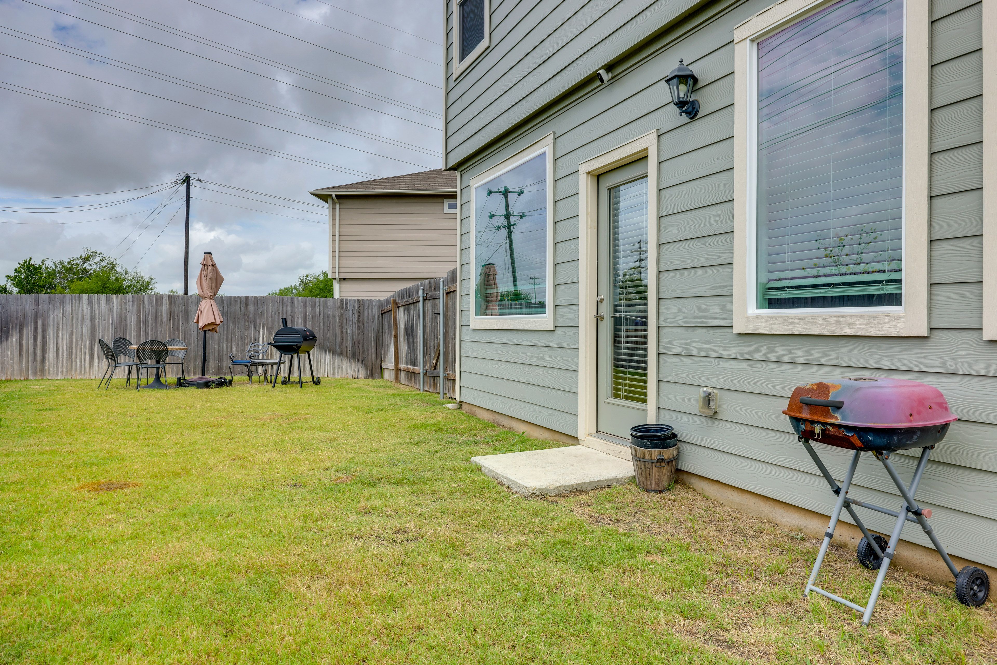 Fenced Backyard