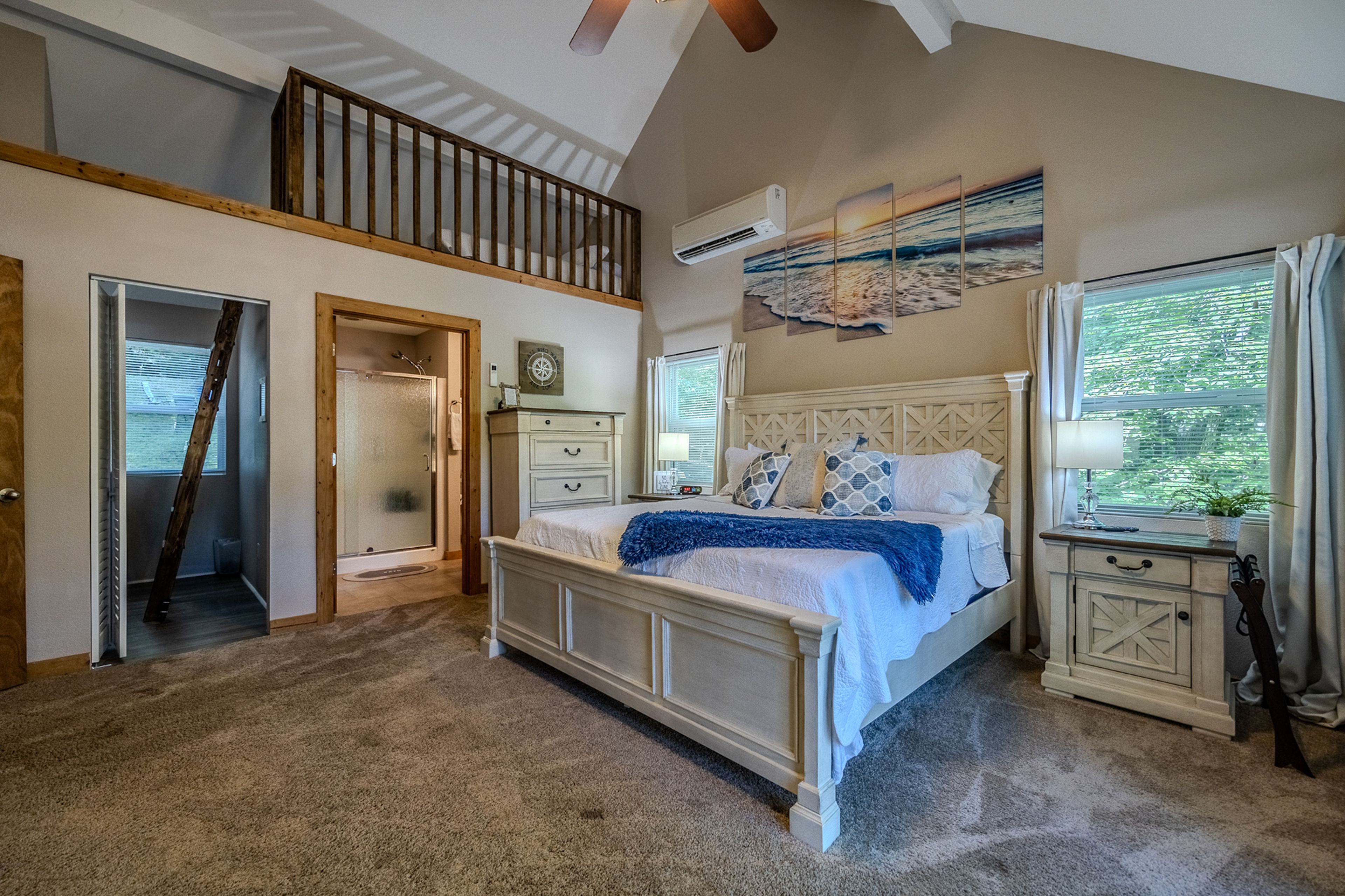 Bedroom 1 | King Bed | Lofted Twin Bed | Main Floor