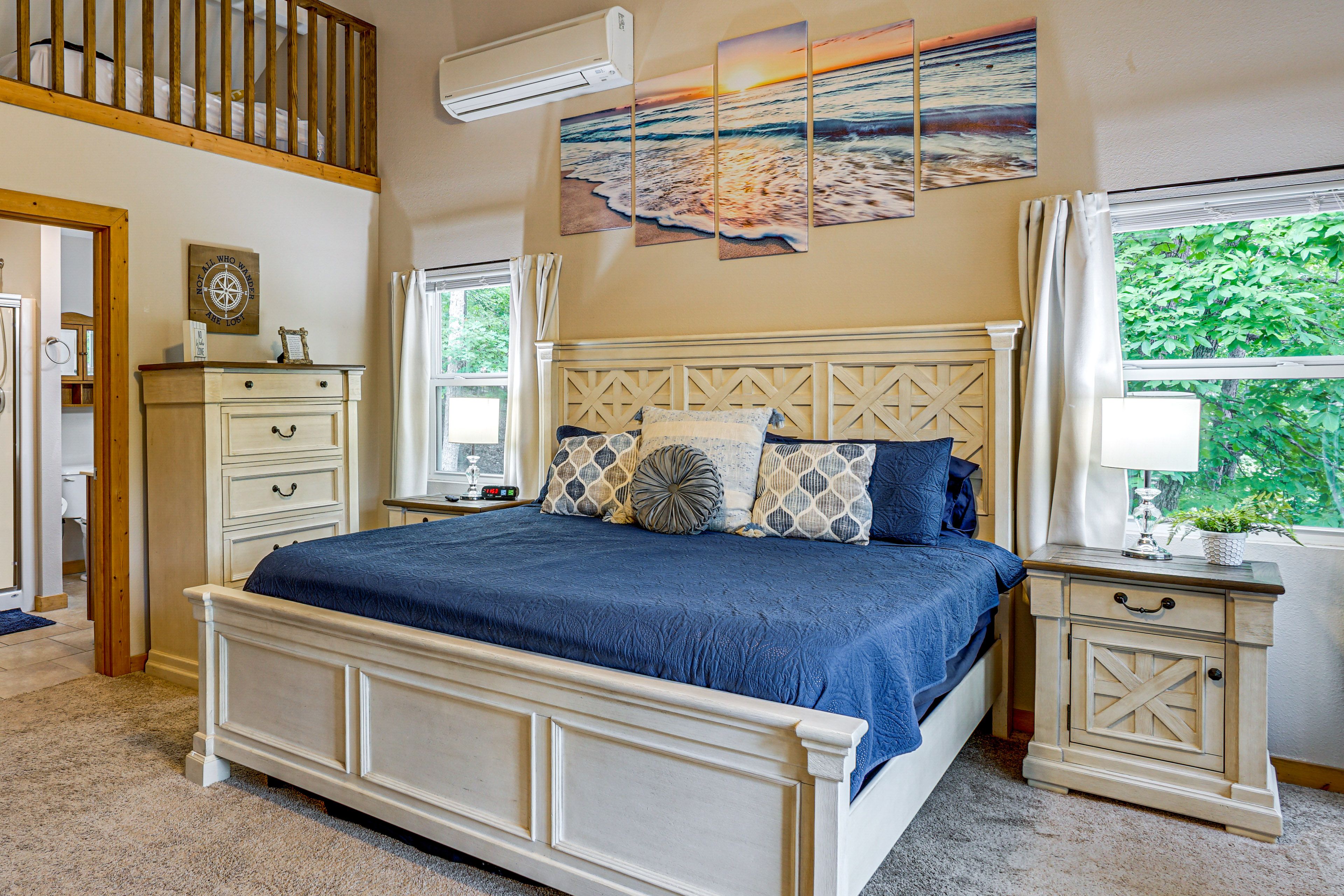 Bedroom 1 | King Bed | Lofted Twin Bed | Main Floor
