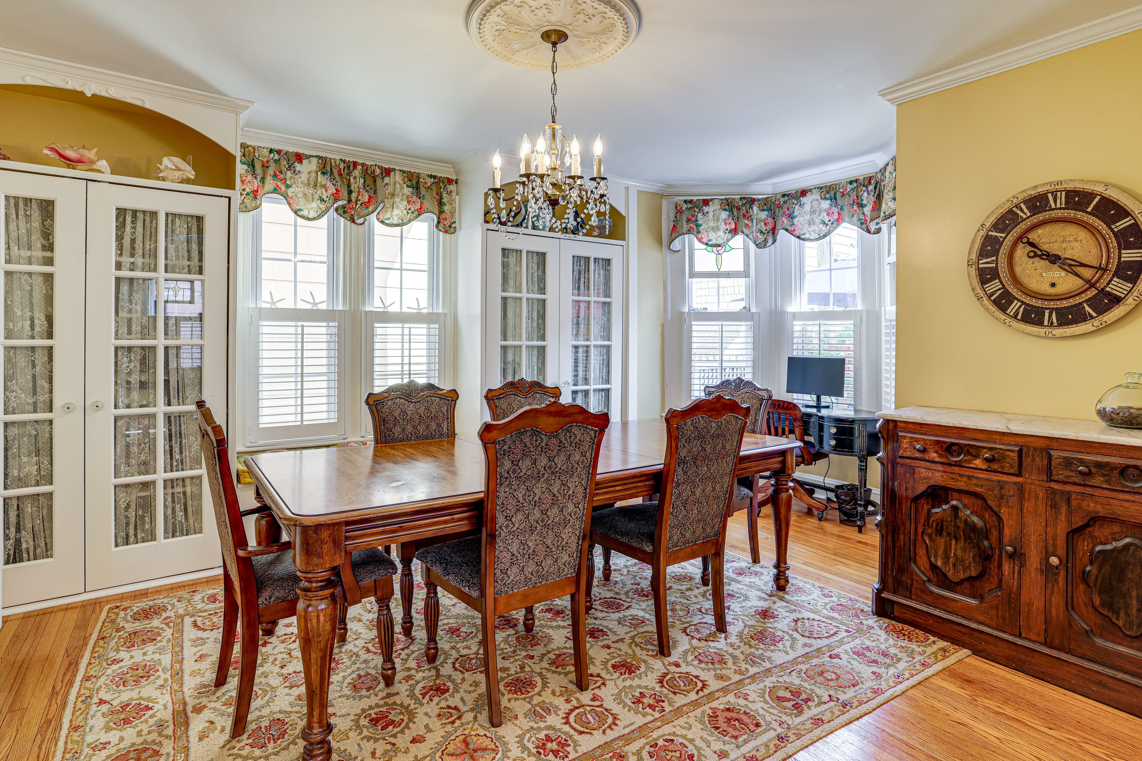Dining Area | Dishware & Flatware | 1st Floor