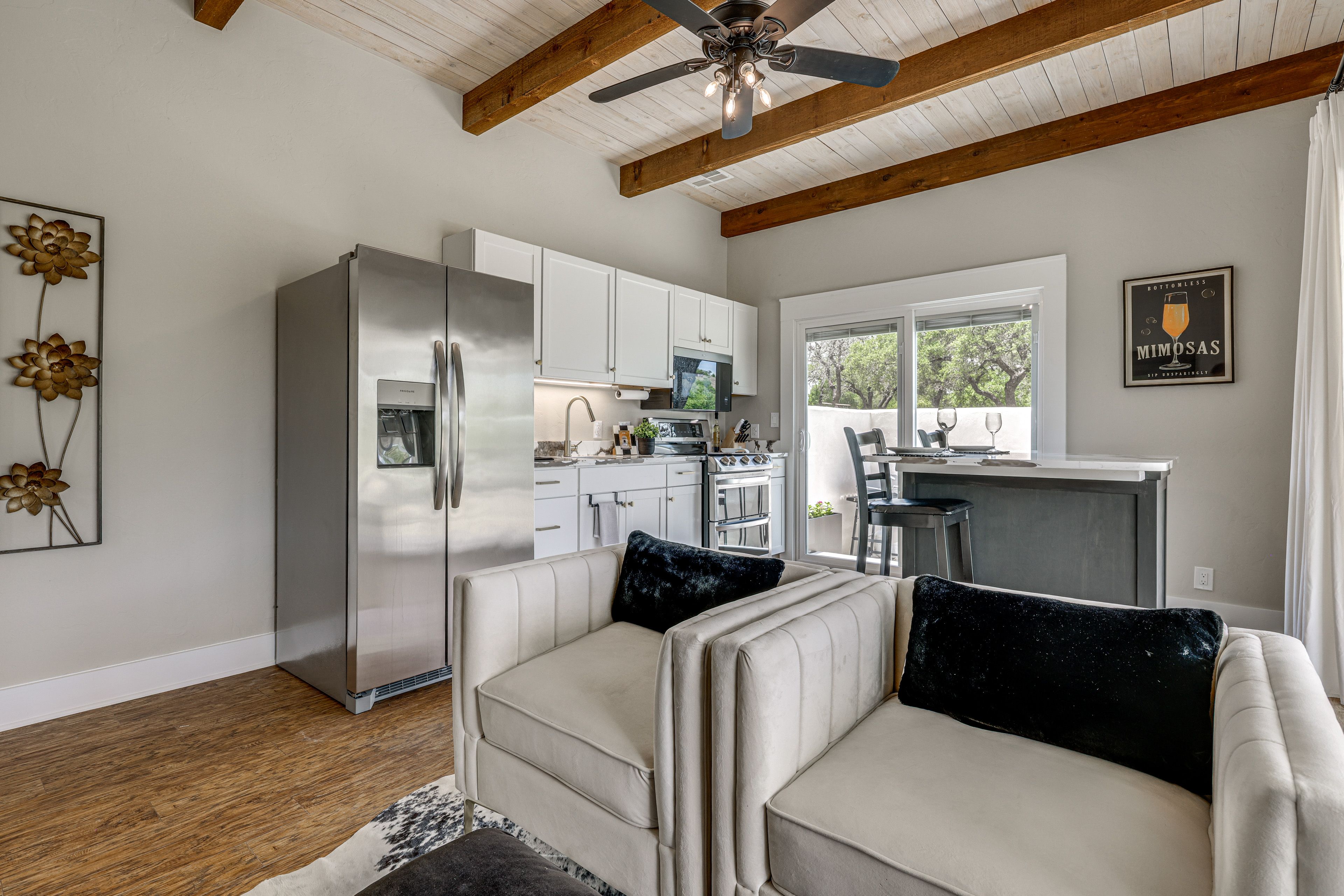 Fredericksburg Vacation Rental | 1BR | 1BA | 600 Sq Ft | Stairs Required