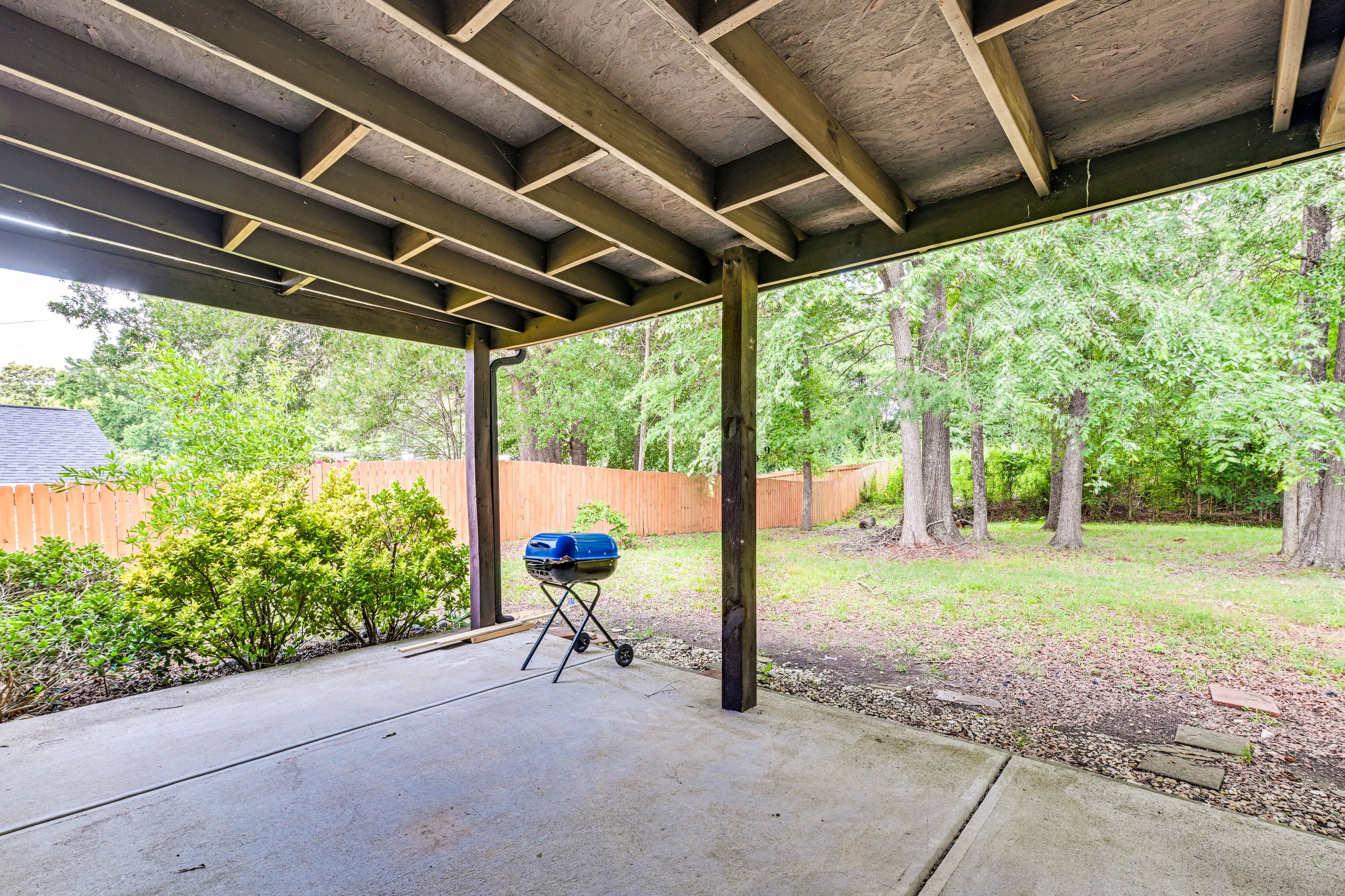 Private Backyard Area