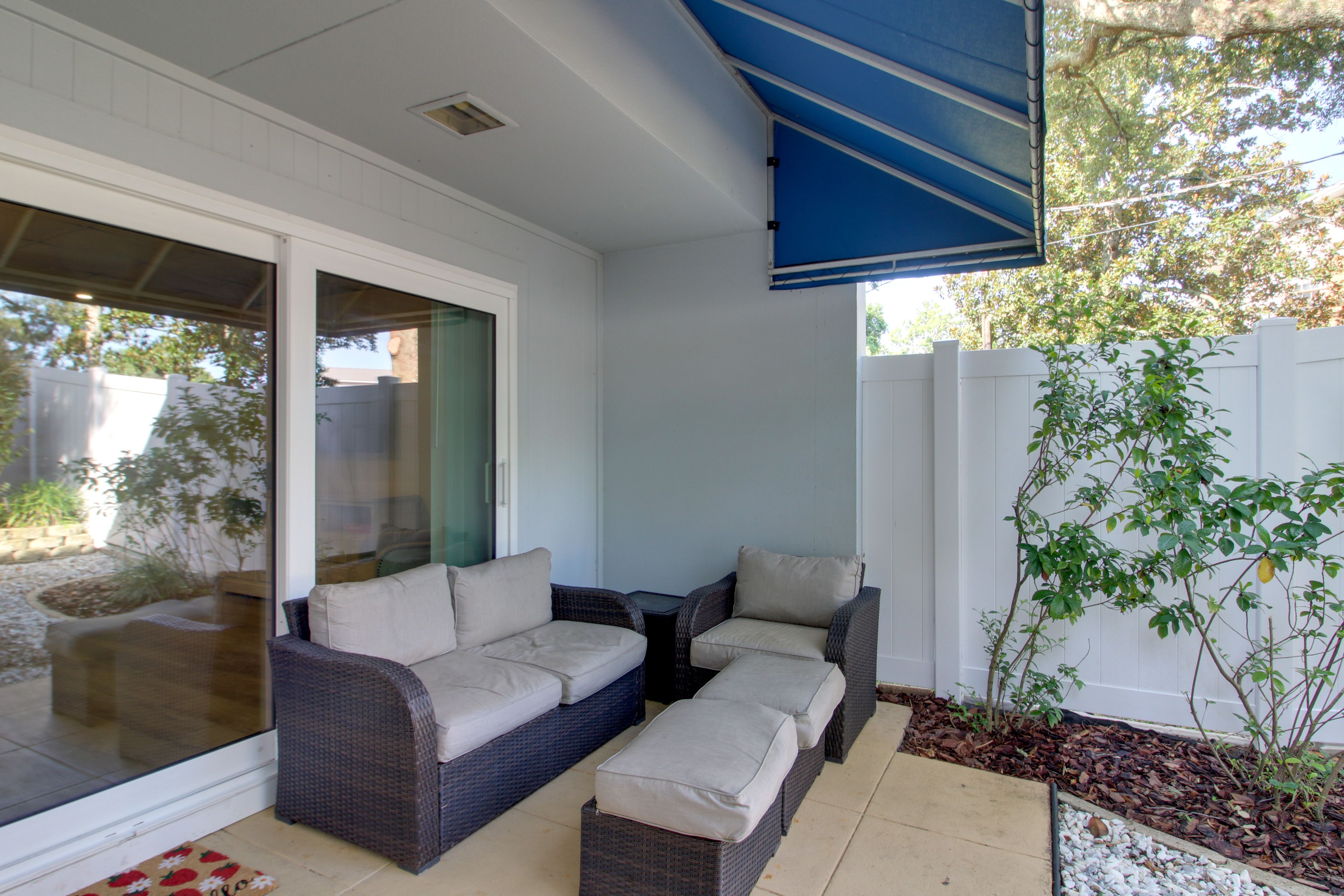Private Covered Patio