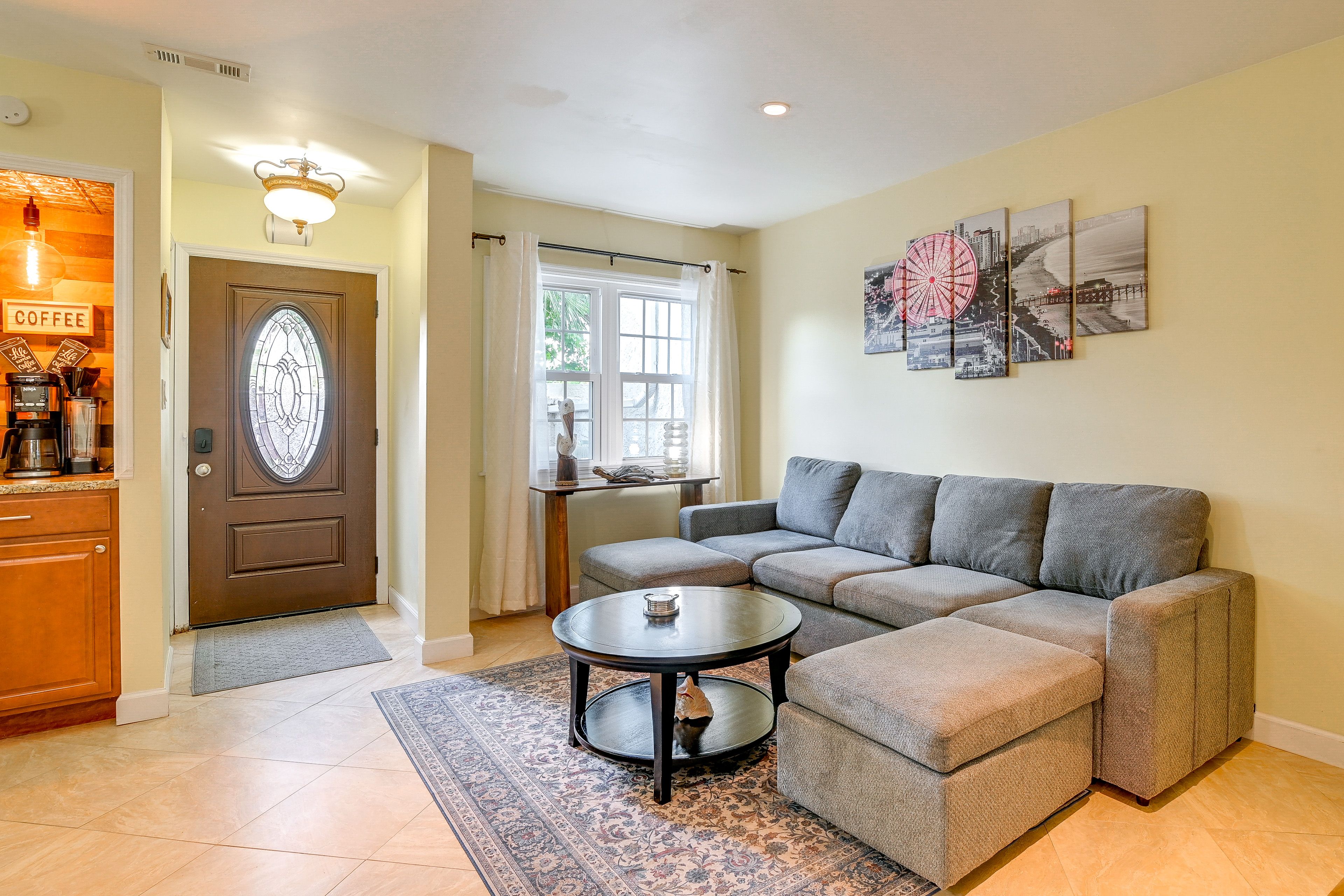 Living Room | Sleeper Sofa | Open Floor Plan | 1st Floor