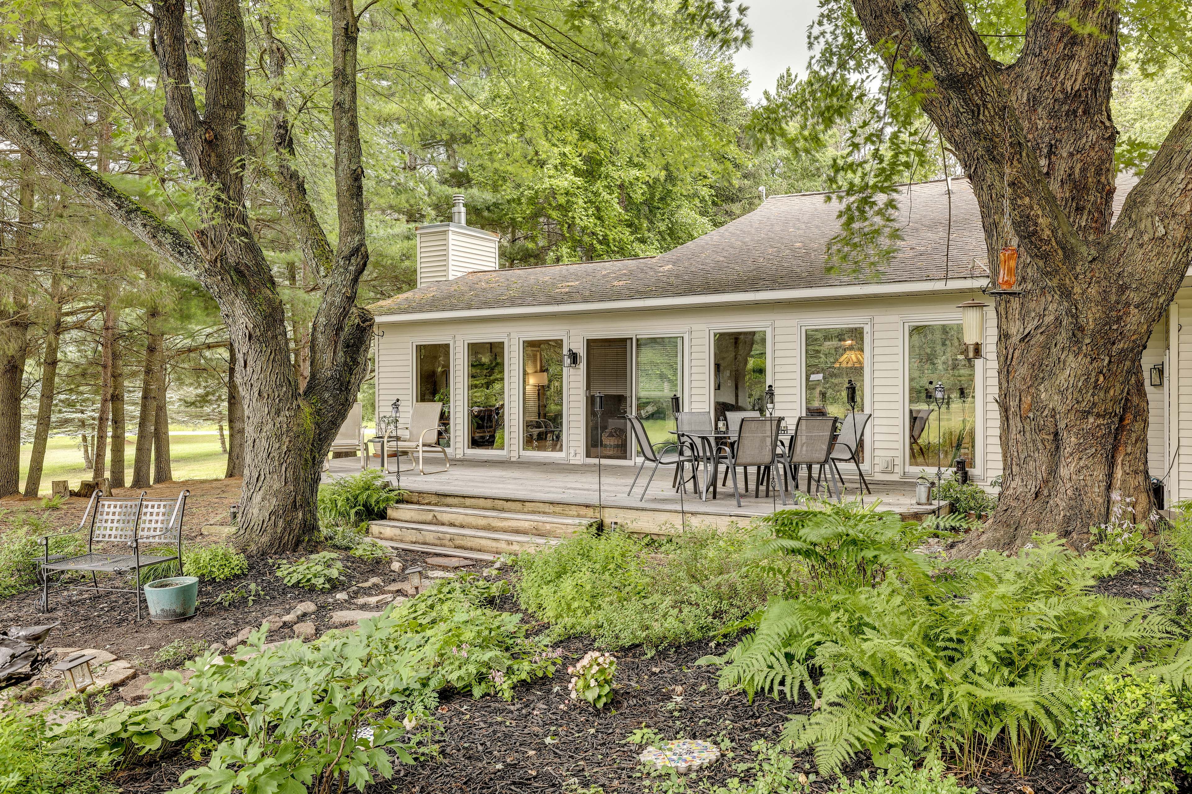 Exterior | 2-Story Home | Gas Grill