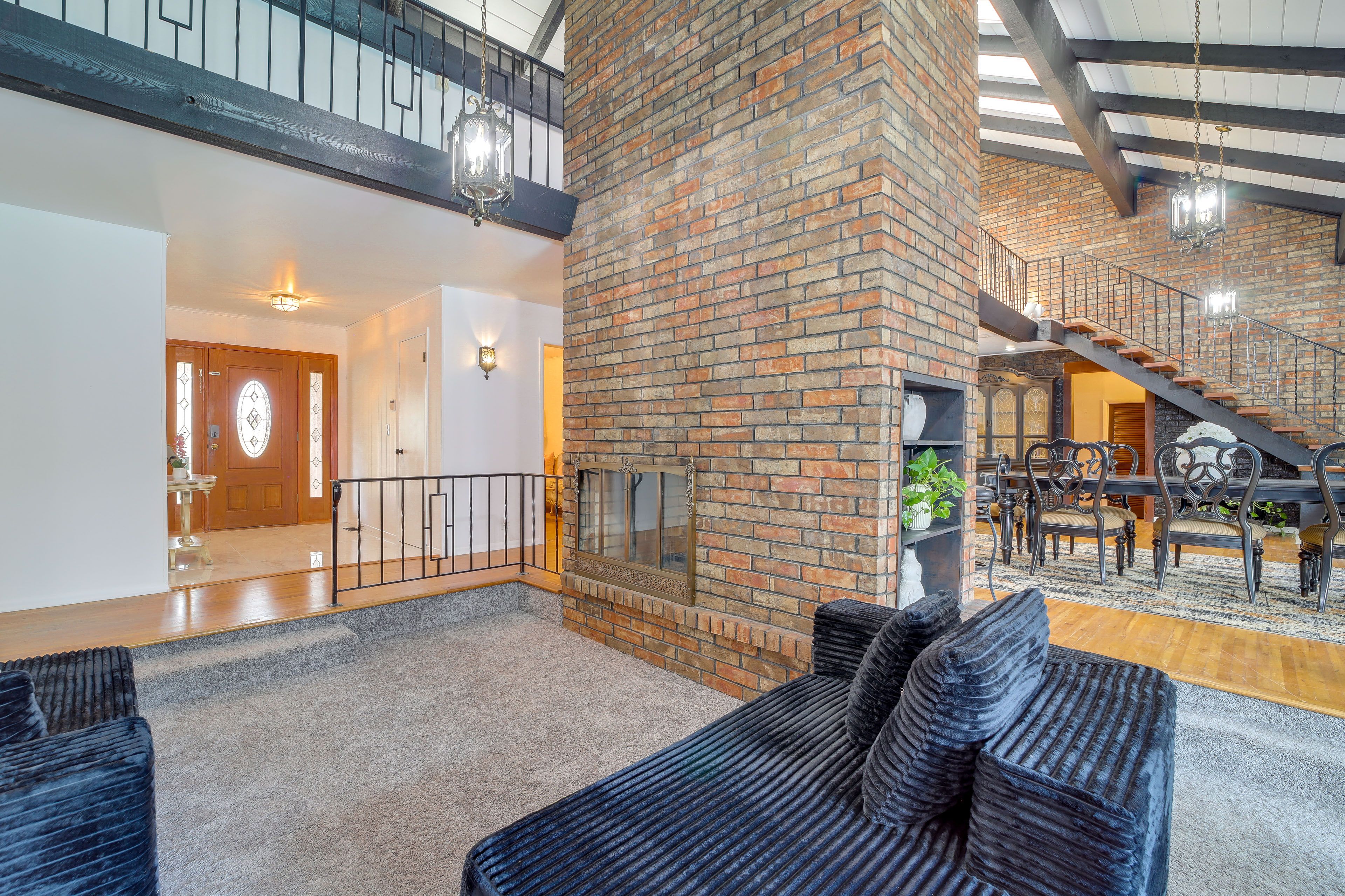 Living Room | Open Floor Plan | 1st Floor (1 Step Down)