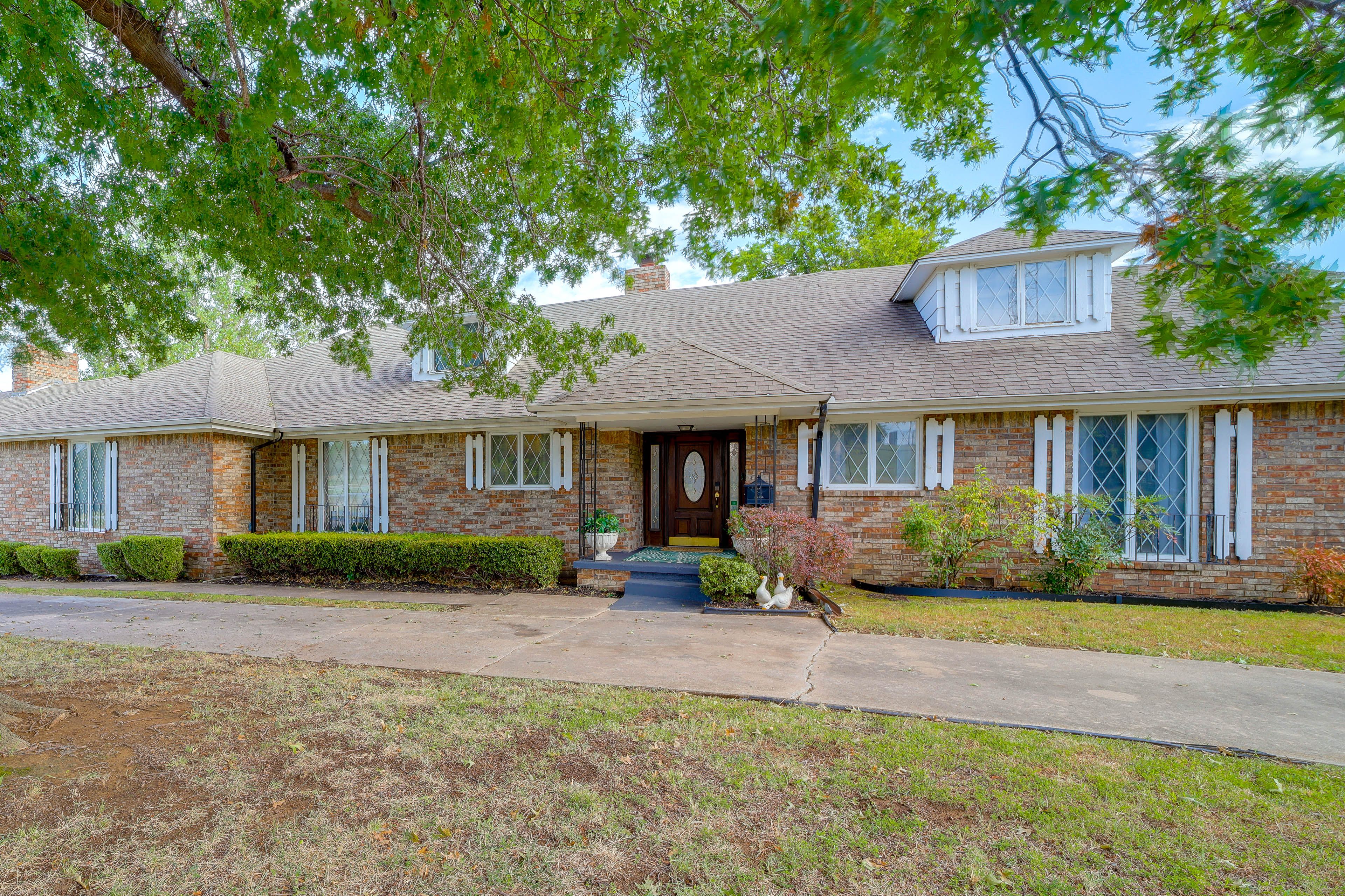 Front Exterior | 2-Story Home | 2 Steps to Enter