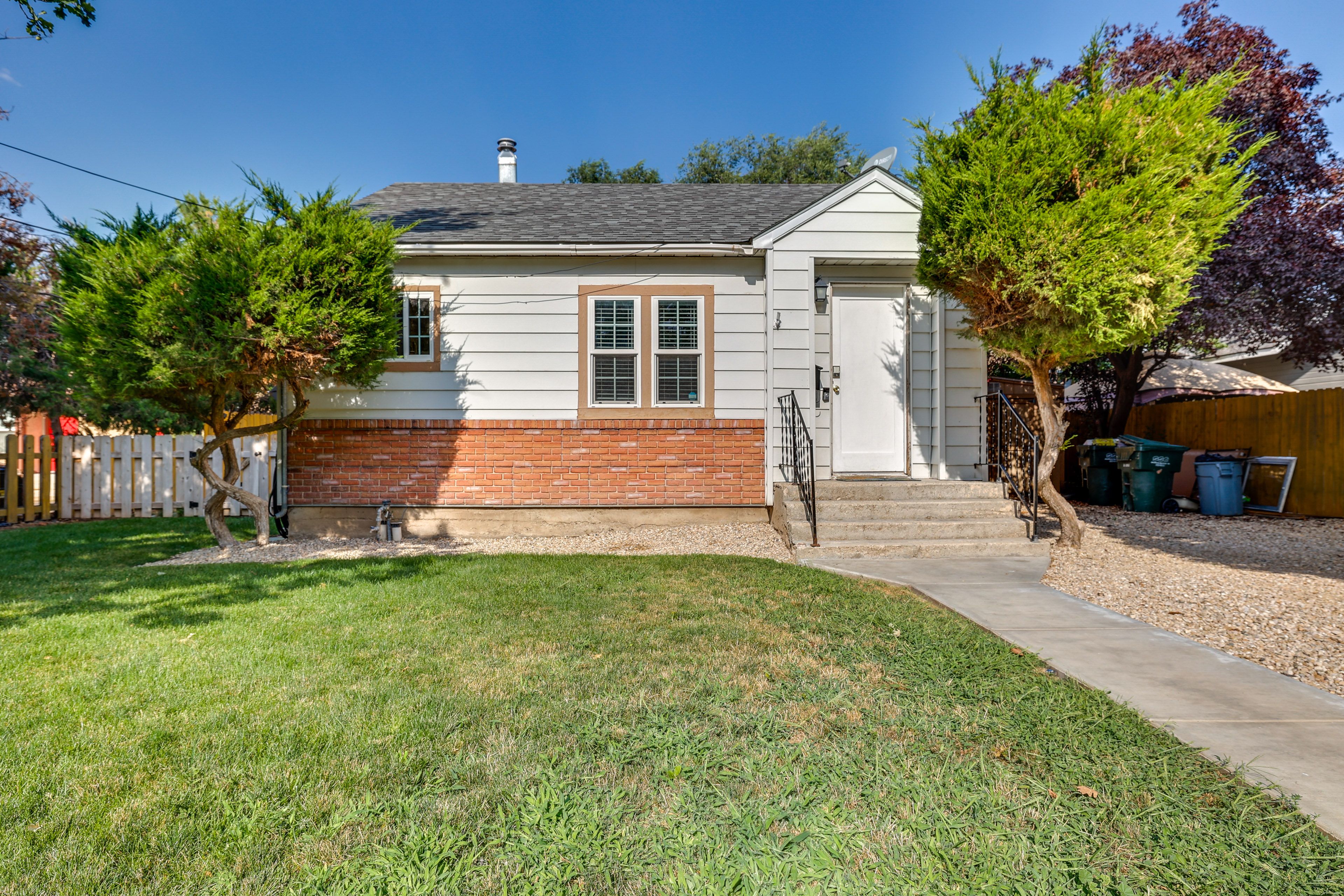 Exterior | 2-Story Home | Private Yard & Patio