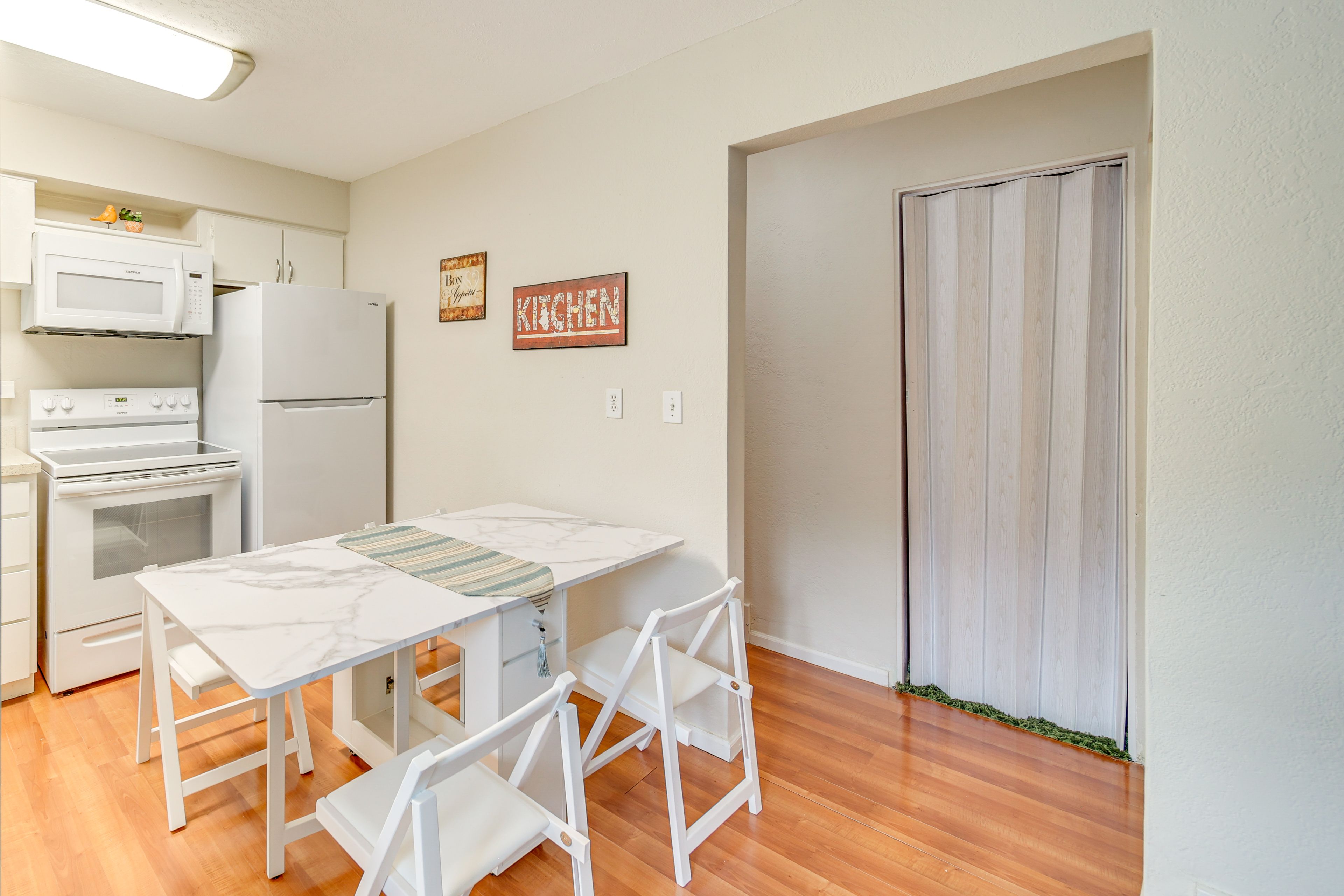 Foldable Dining Table | Dishes & Flatware Provided