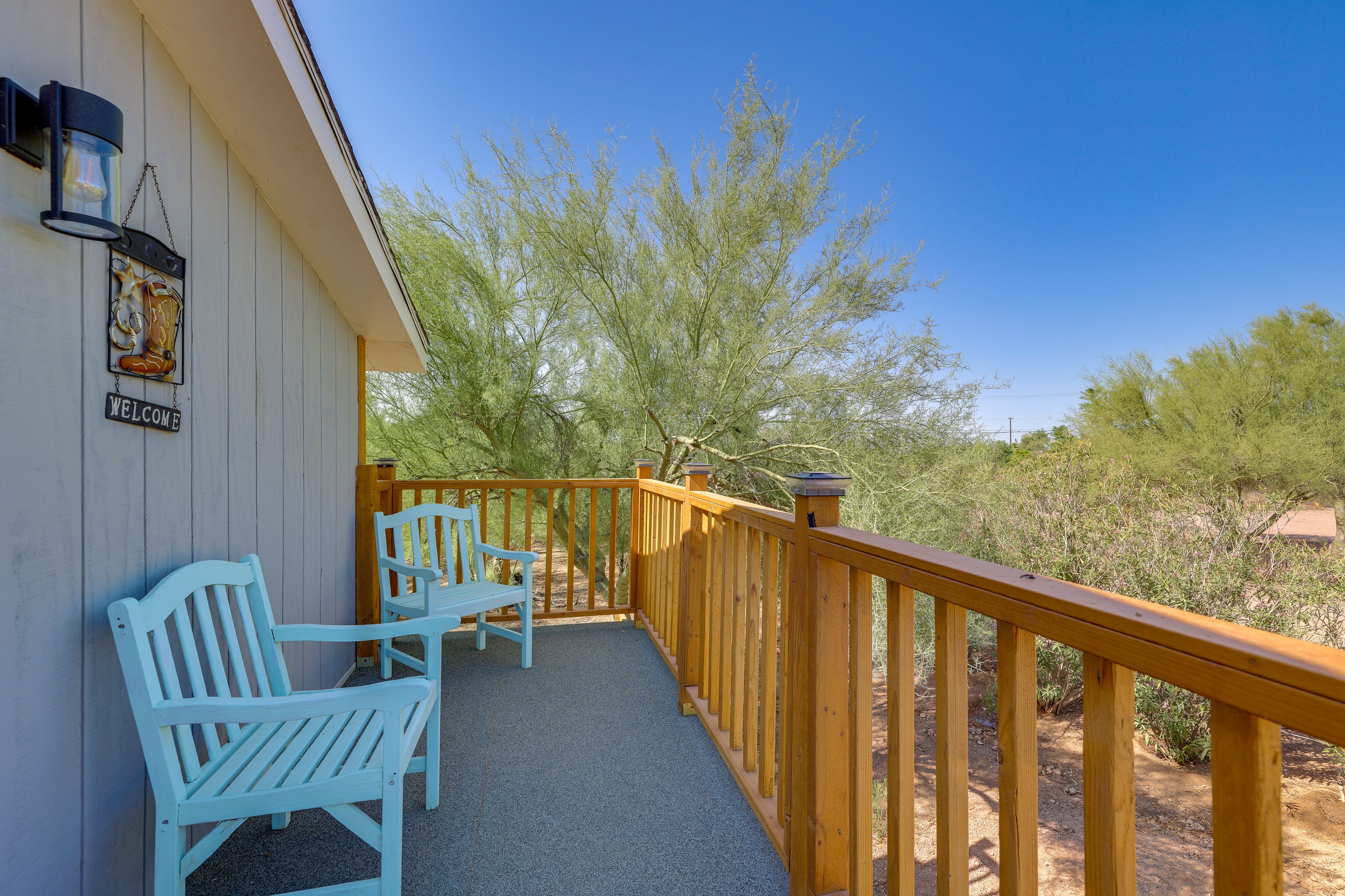 Private Deck | 2-Story Casita | Furnished Patio