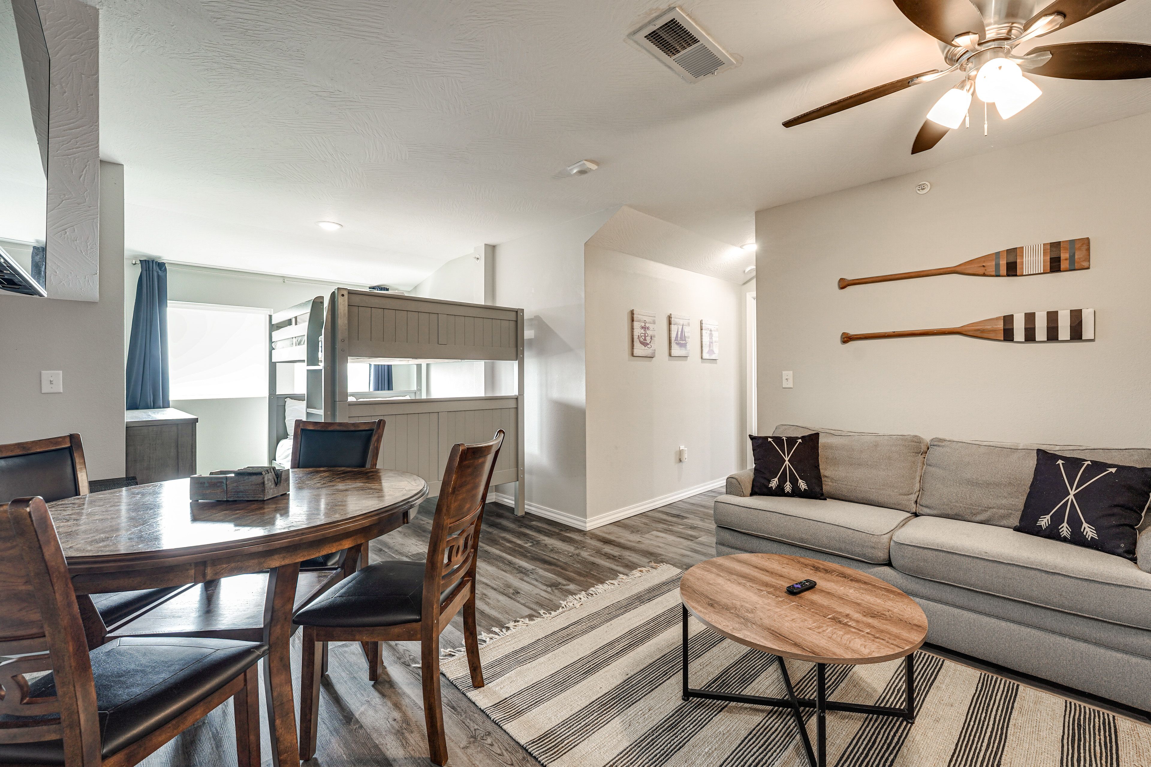 Upper Level Living Room | Full Bunk Bed