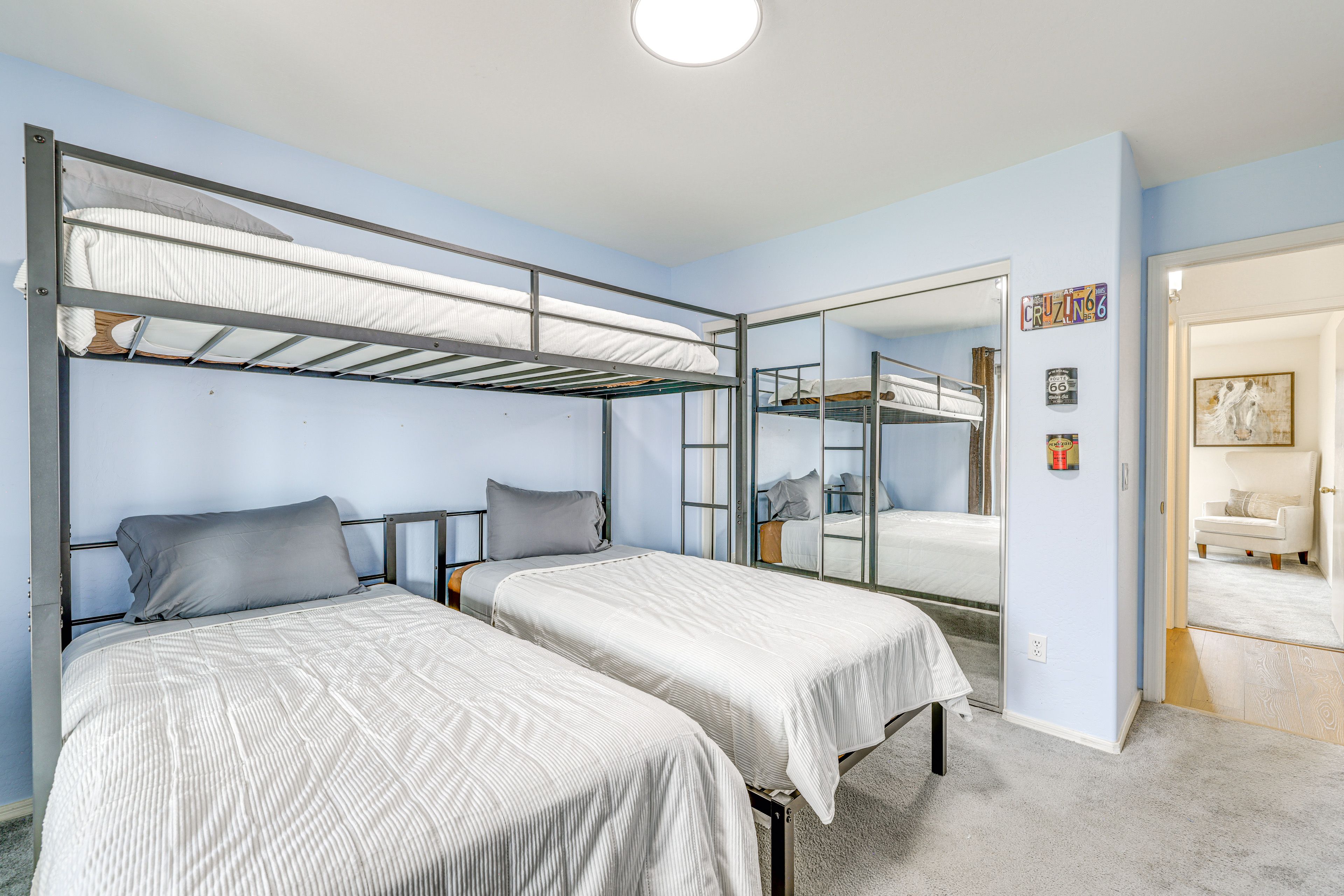Bedroom 3 | 2 Twin Beds | Lofted Twin Bed