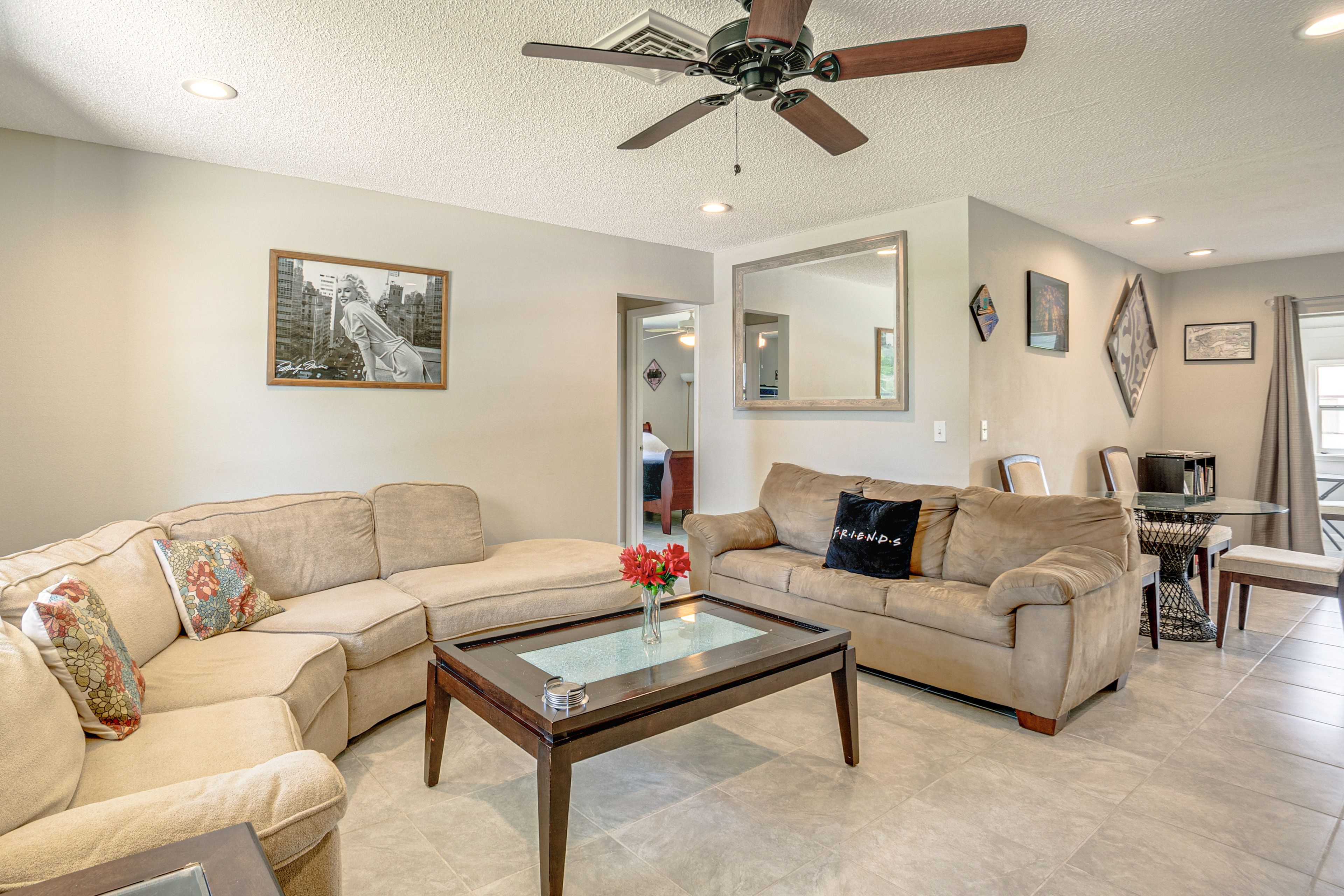 Living Room | Full Sleeper Sofa | Smart TV