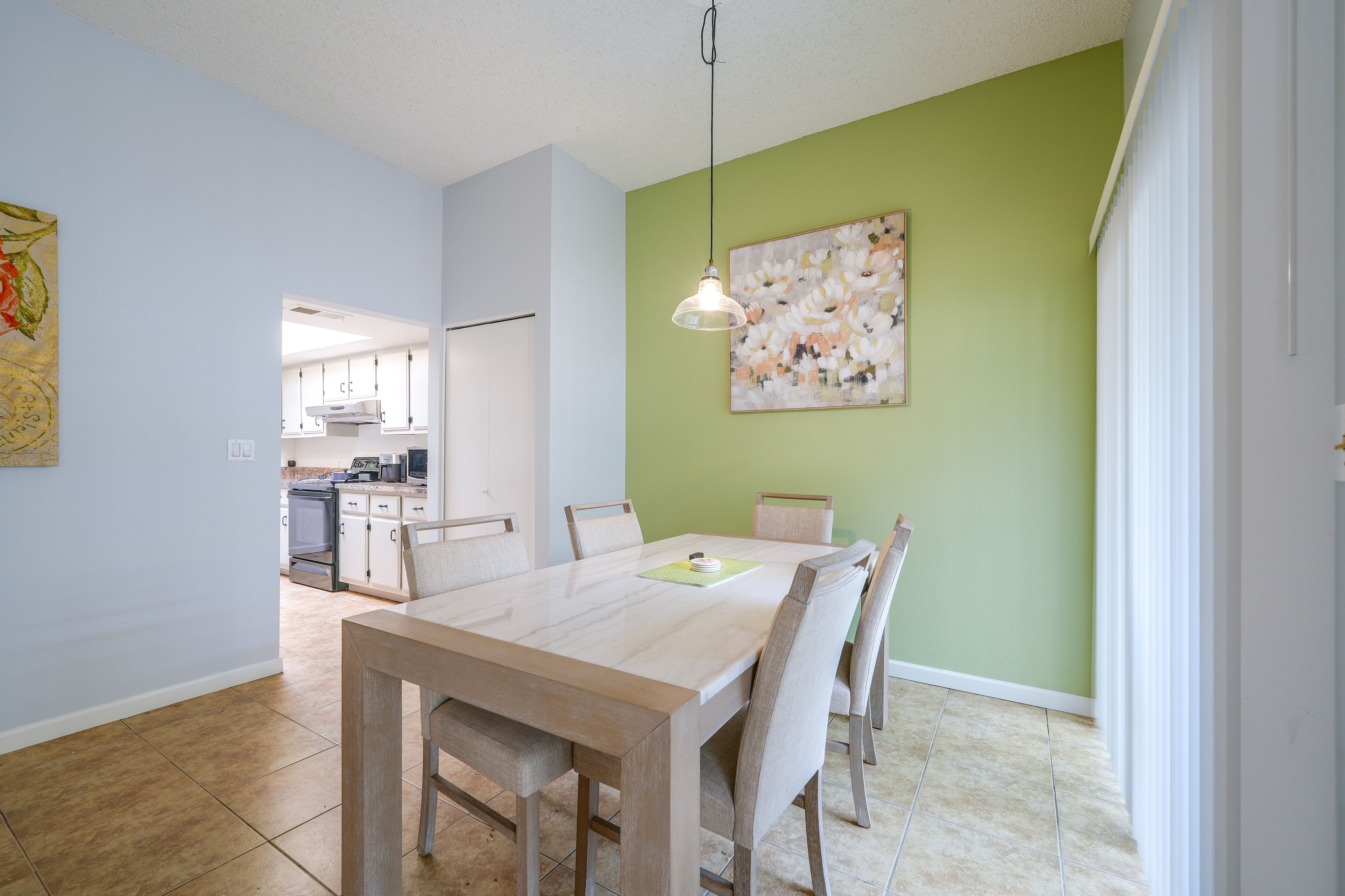 Dining Area | Single-Story Condo