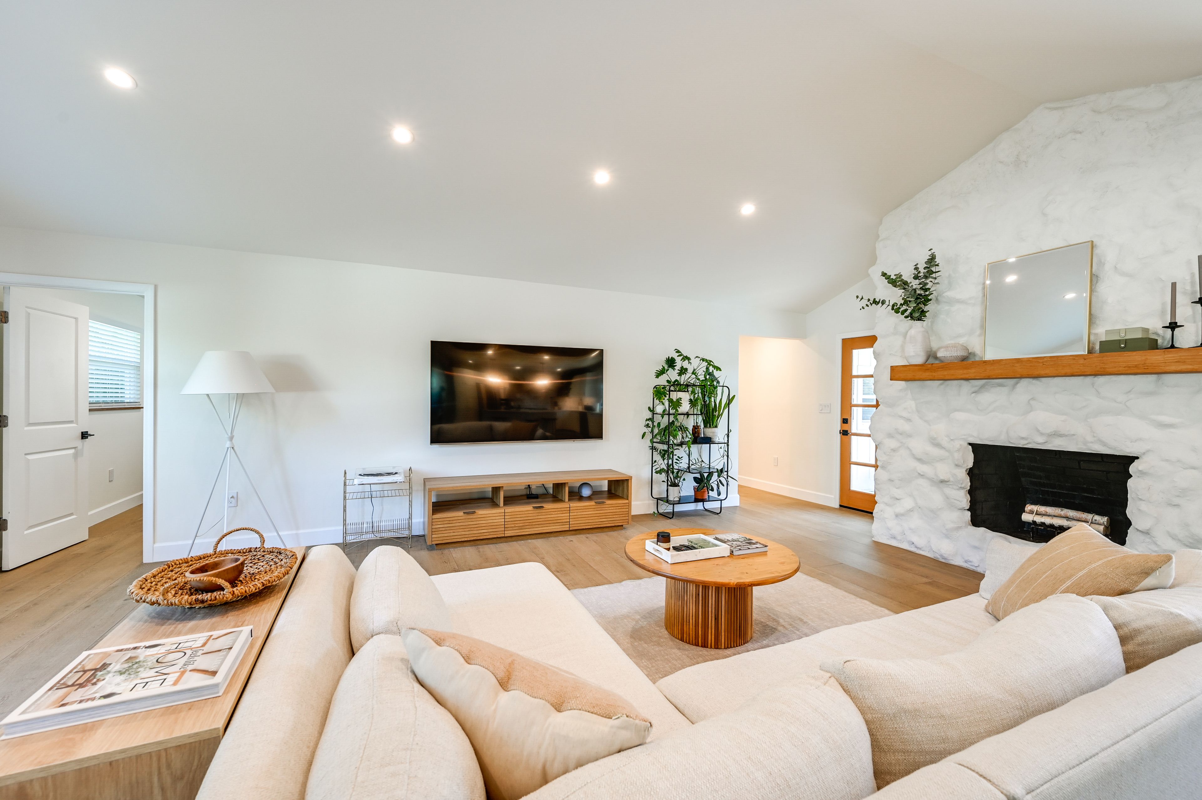 Unit A Interior | Living Room | Smart TV