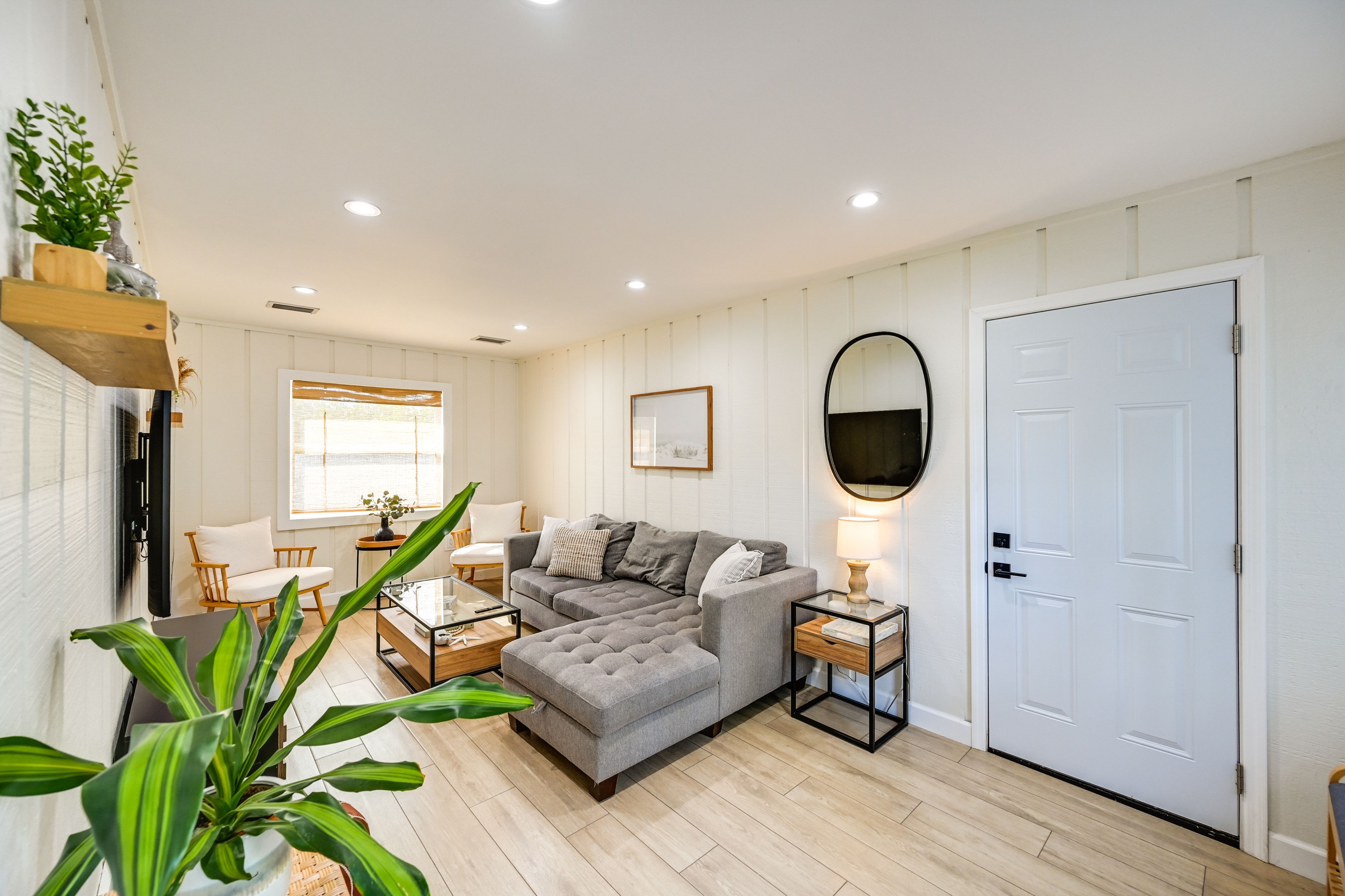 Unit B Interior | Living Room | Smart TV