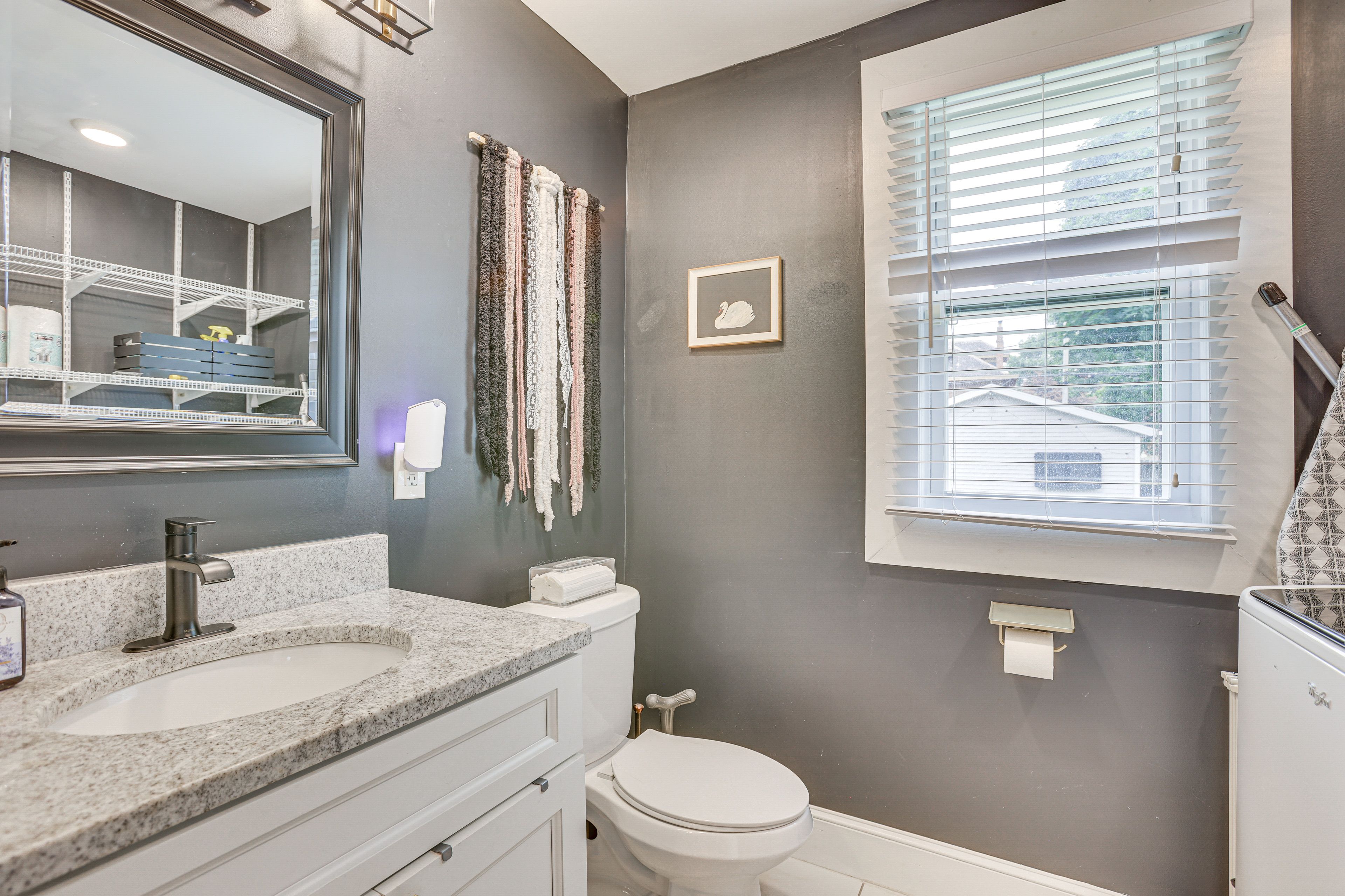Half Bathroom | Washer & Dryer | 1st Floor