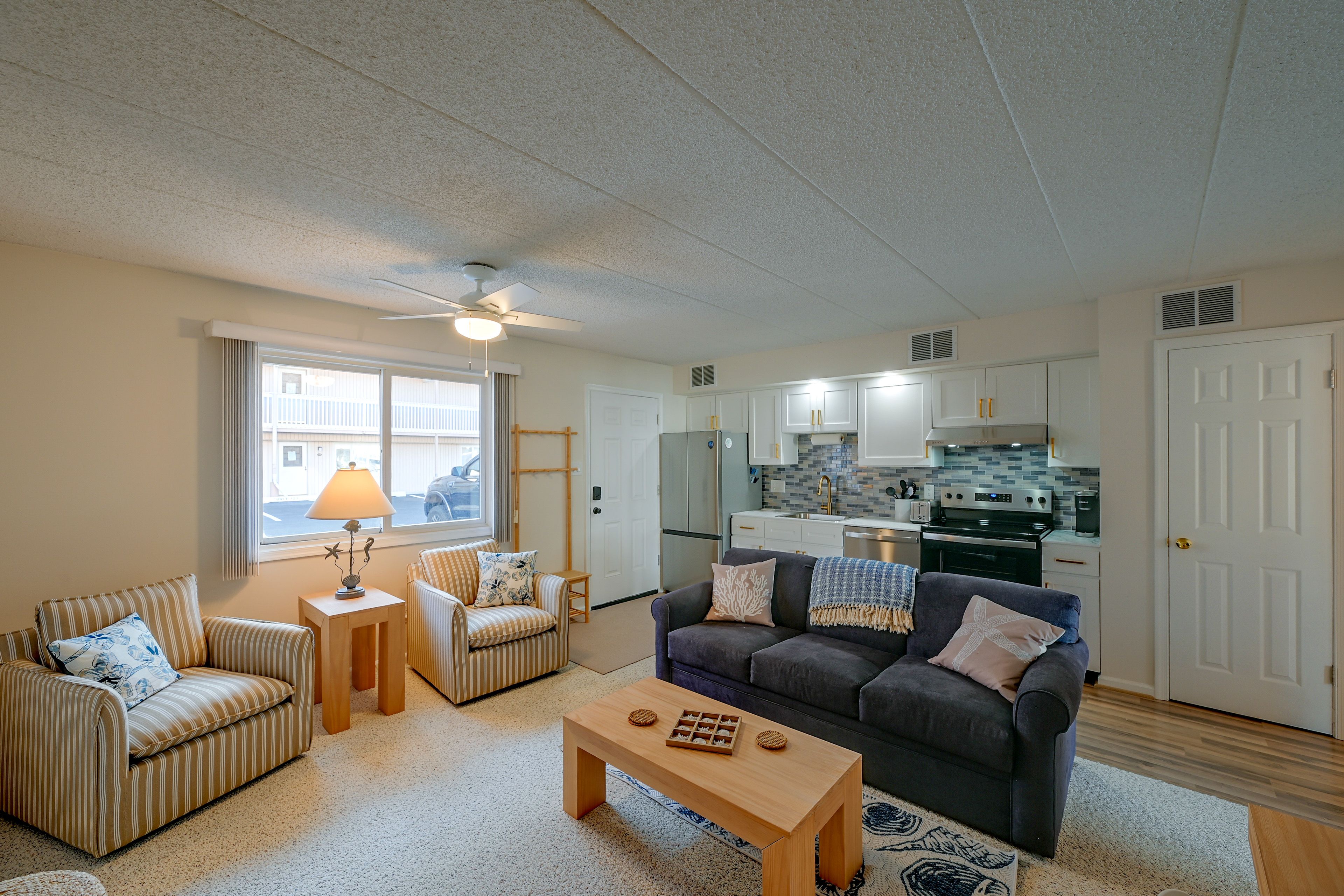 Brigantine Vacation Rental | 1BR | 1BA | 640 Sq Ft | 1 Step to Enter