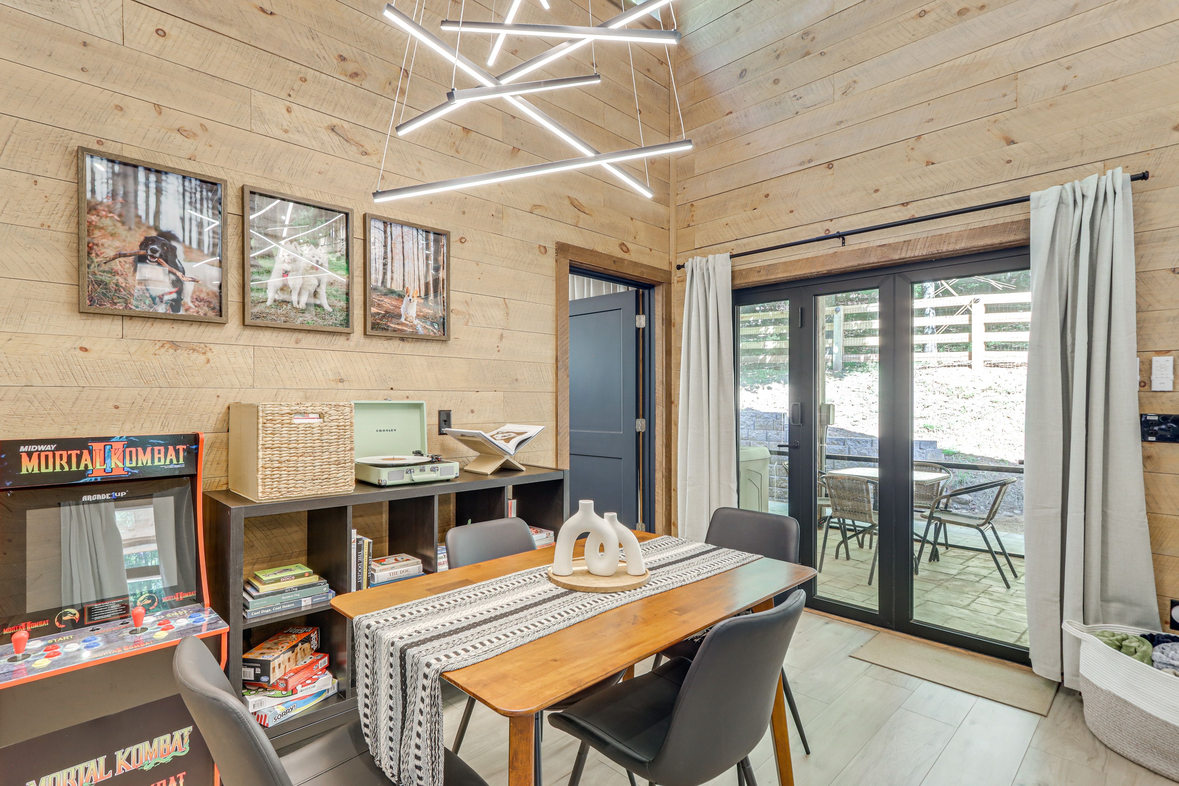 Dining Area | Arcade Machine | Board Games | Books
