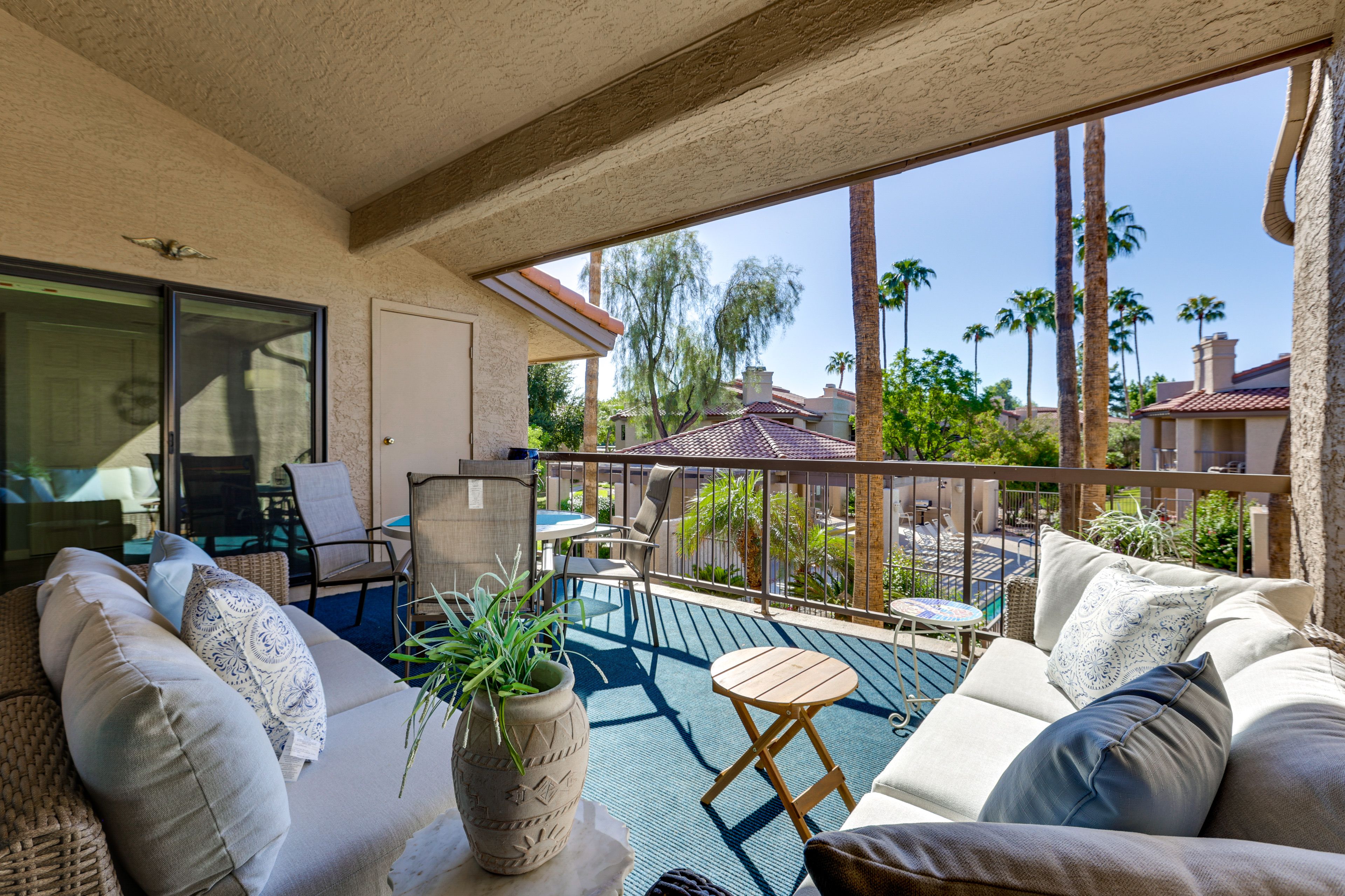 Scottsdale Vacation Rental | 2BR | 2BA | 1,212 Sq Ft | Stairs to Enter
