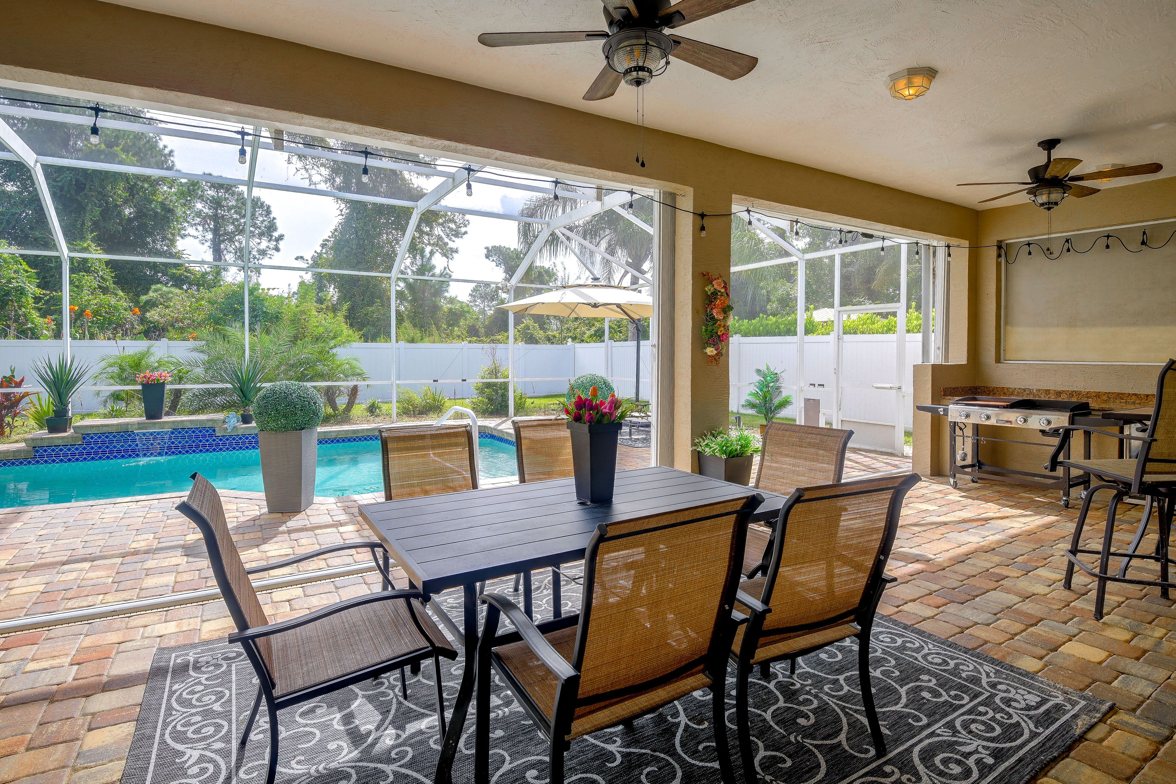Palm Coast Vacation Rental | 3BR | 2BA | 2,350 Sq Ft | 1 Step to Enter