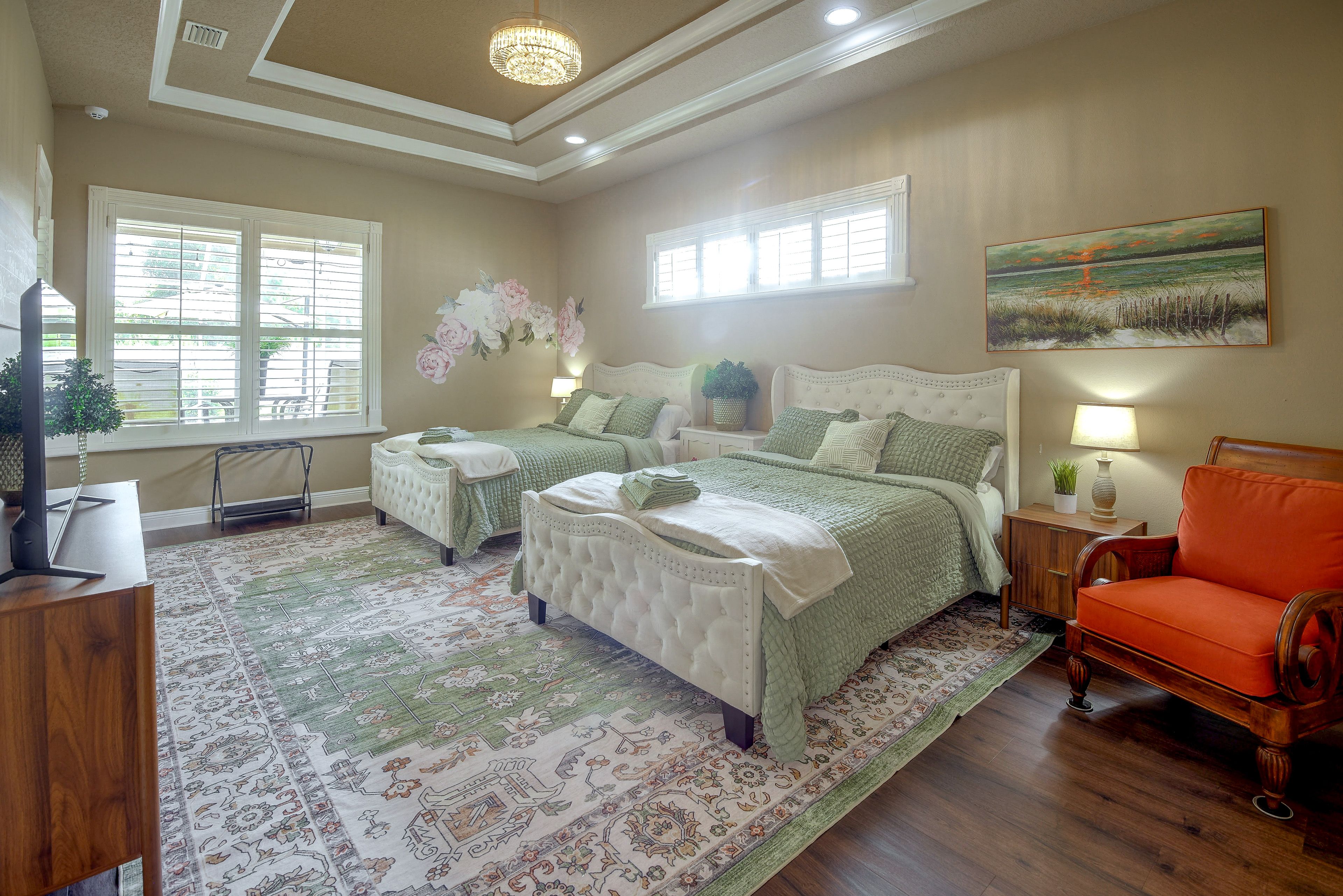 Bedroom 1 | 2 Queen Beds
