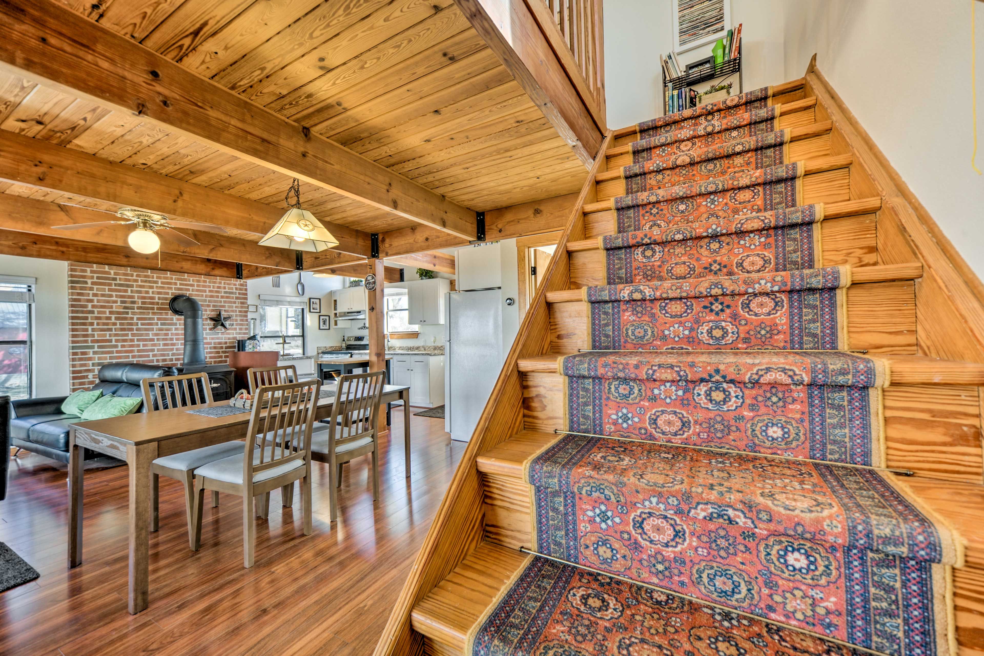 KNJ Getaway (Cabin) | Stairs to Bedroom | 1st Floor